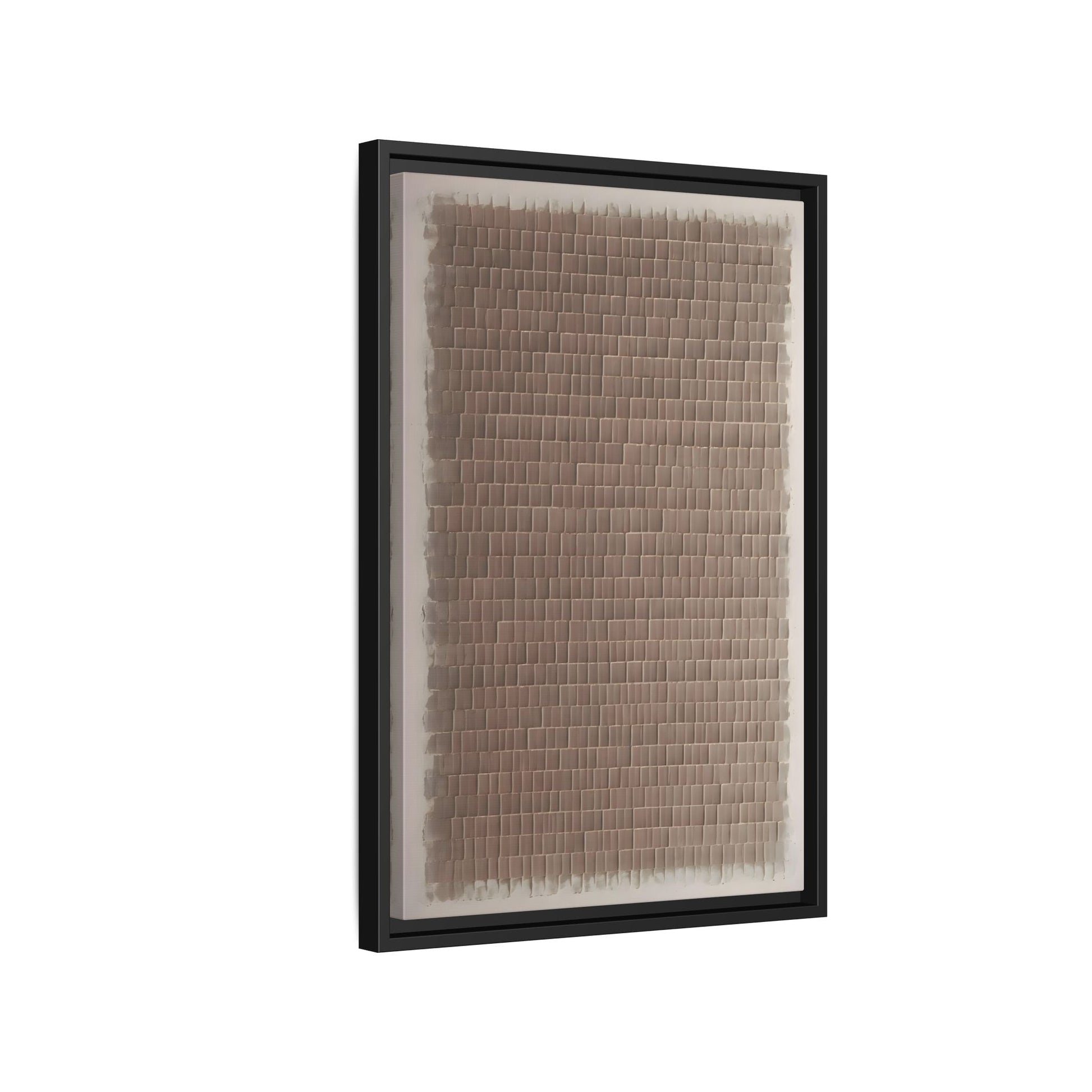 Wabi Sabi Japanese Brown - Framed Canvas Wall Art Print - YesArtYes