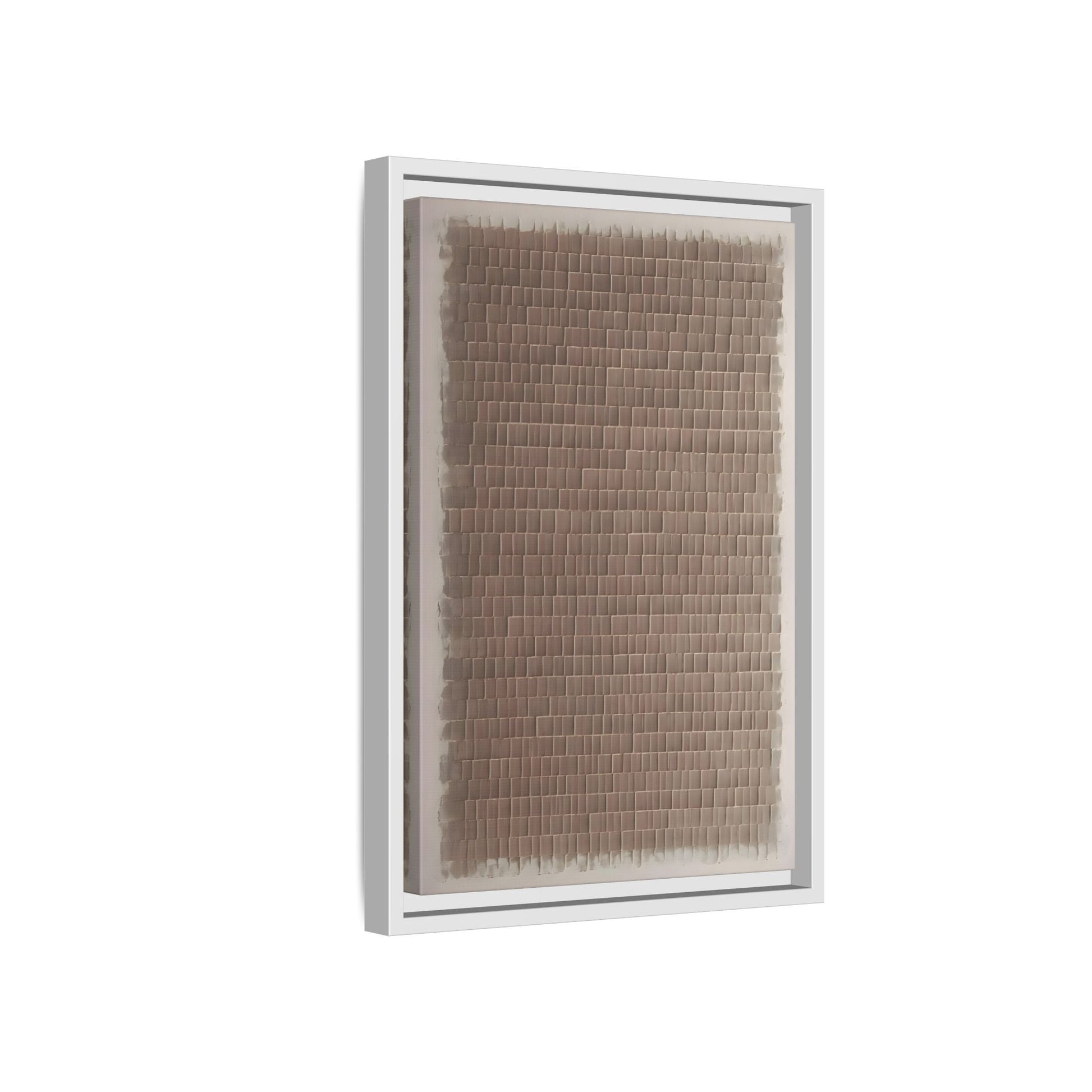 Wabi Sabi Japanese Brown - Framed Canvas Wall Art Print - YesArtYes