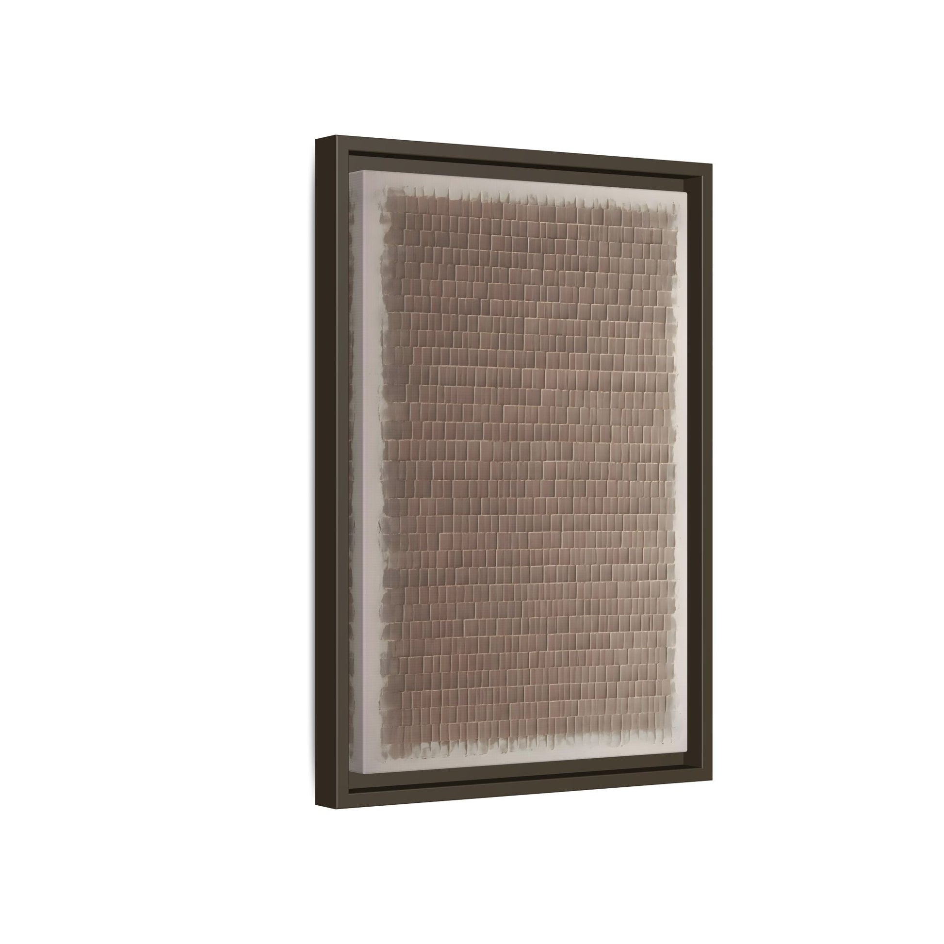 Wabi Sabi Japanese Brown - Framed Canvas Wall Art Print - YesArtYes