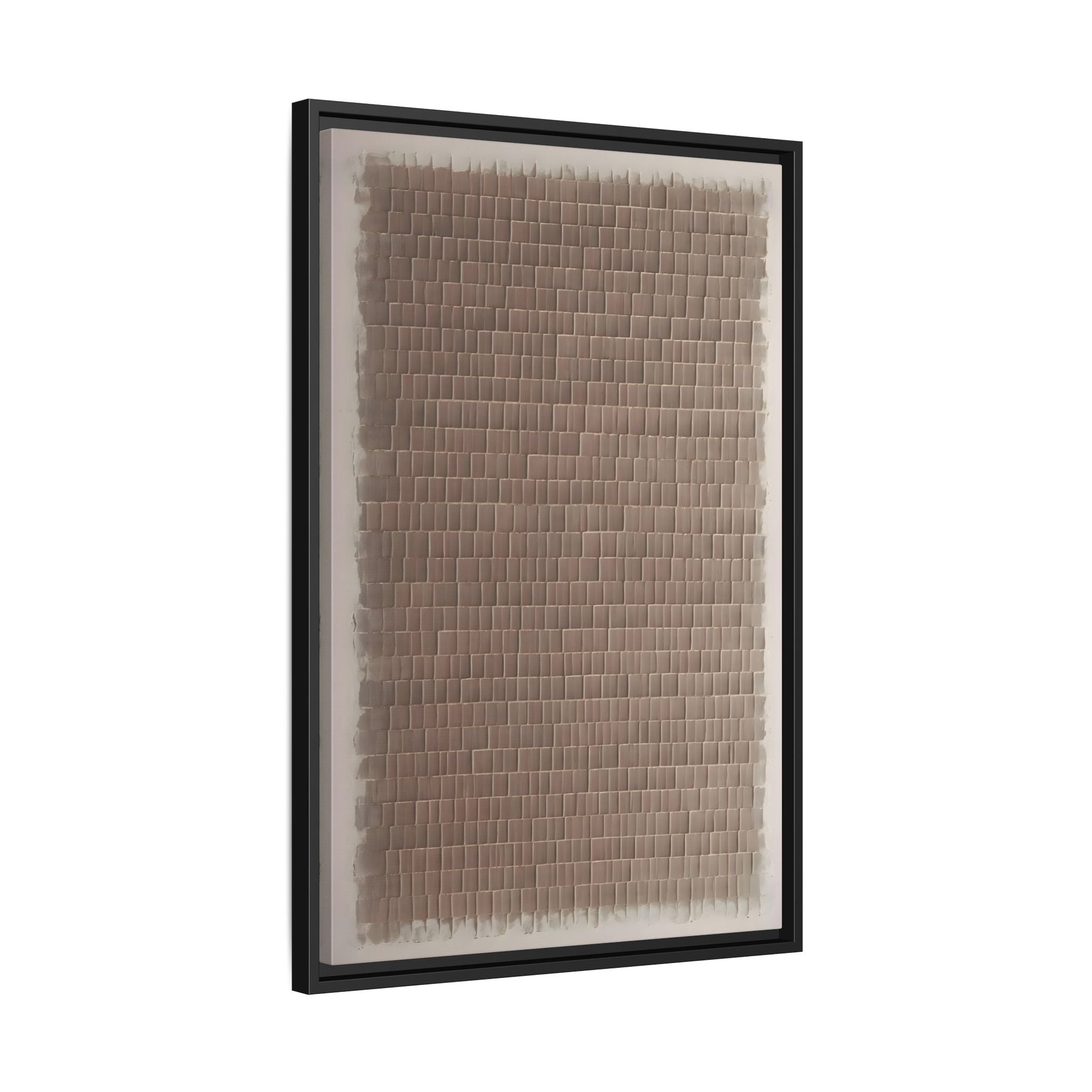 Wabi Sabi Japanese Brown - Framed Canvas Wall Art Print - YesArtYes