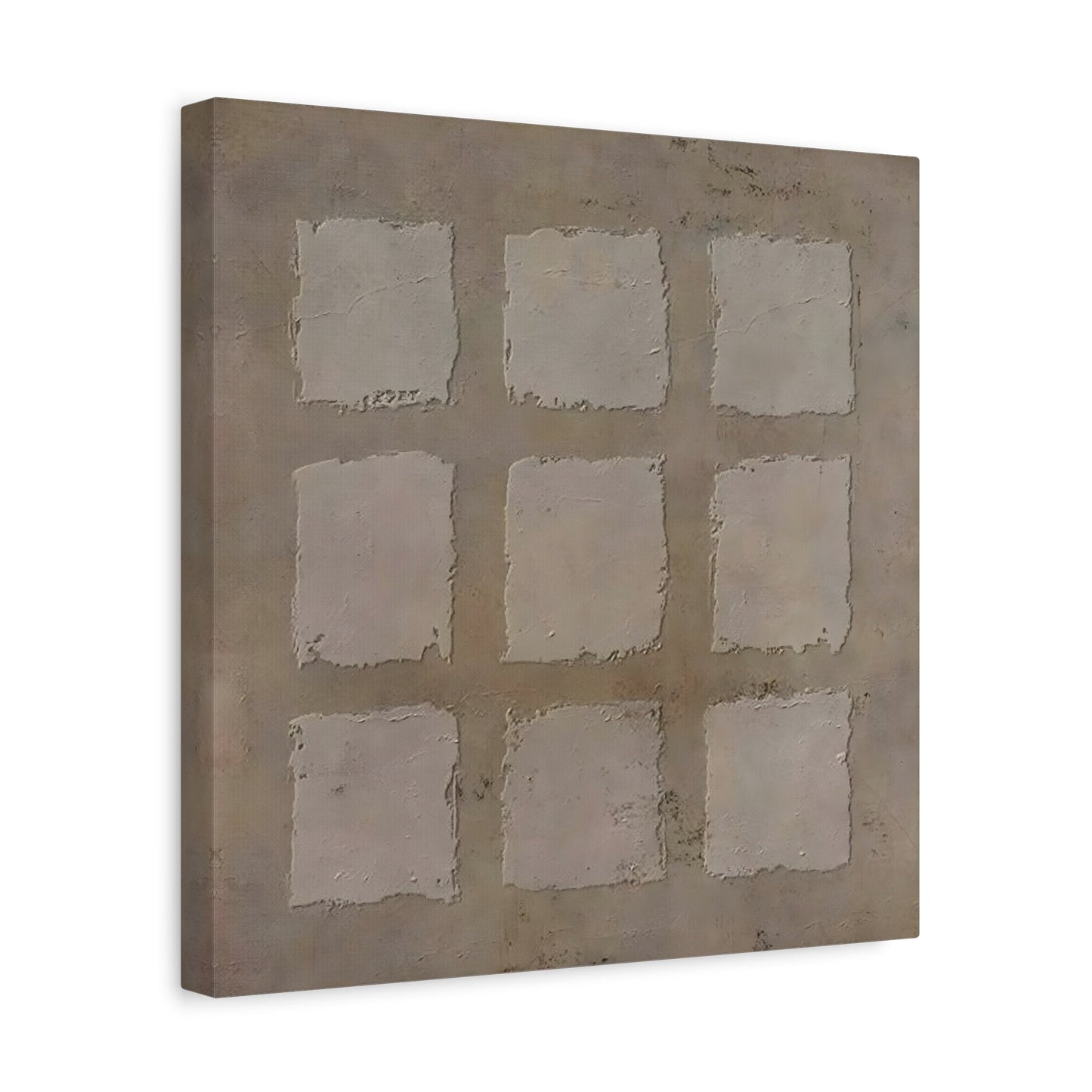 Wabi - Sabi Japanese Canvas Print - Brown Neutral Bohemian 3d Minimalist Wall Art - YesArtYes