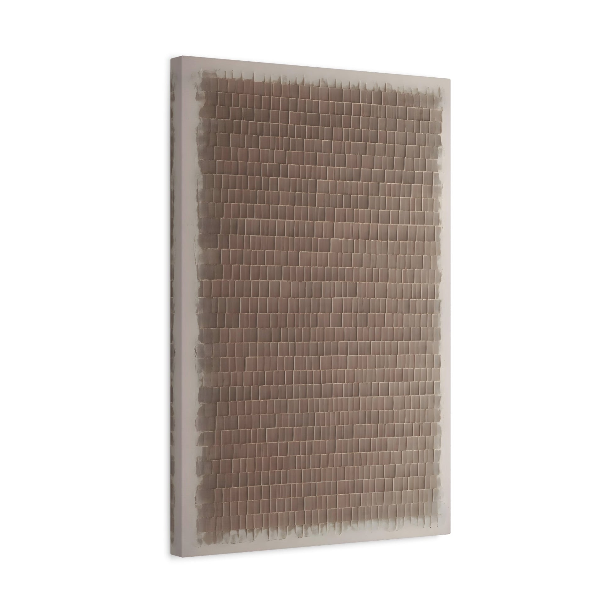 Wabi Sabi Minimalist Brown Abstract - Canvas Wall Art Print - YesArtYes