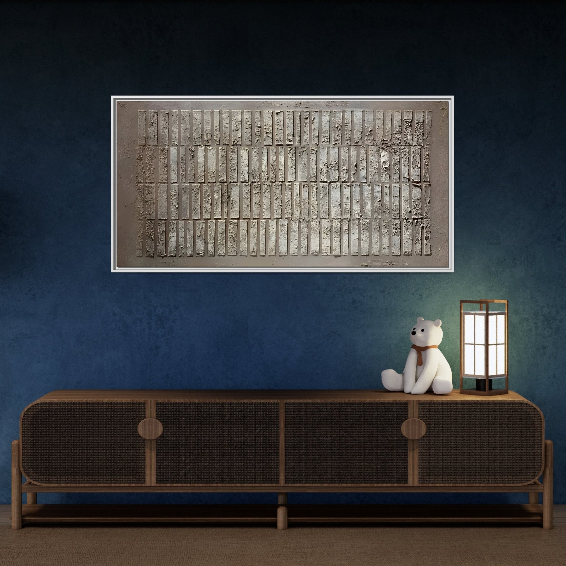 Wabi - Sabi Modern Japanese Canvas Print - 3D Minimalist Framed Wall Art - YesArtYes