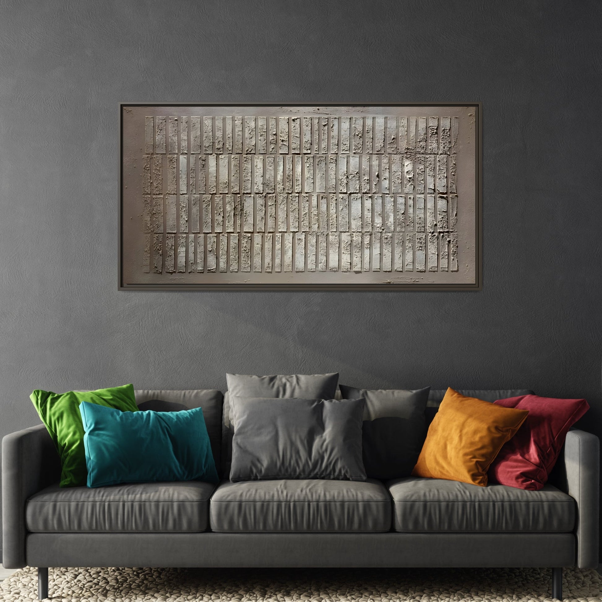 Wabi - Sabi Modern Japanese Canvas Print - 3D Minimalist Framed Wall Art - YesArtYes