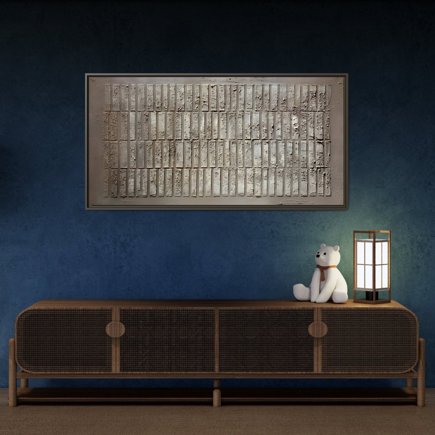 Wabi - Sabi Modern Japanese Canvas Print - 3D Minimalist Framed Wall Art - YesArtYes