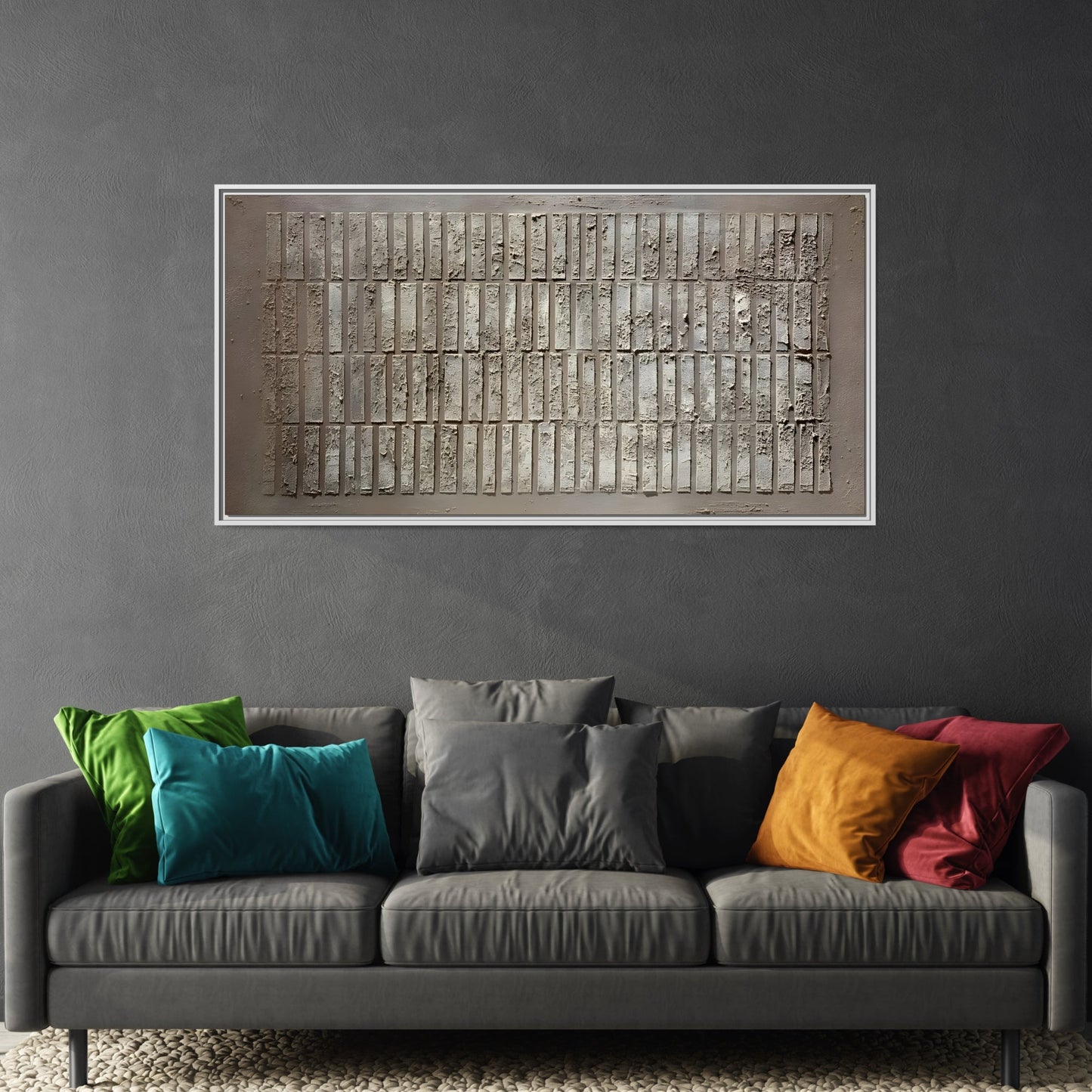 Wabi - Sabi Modern Japanese Canvas Print - 3D Minimalist Framed Wall Art - YesArtYes