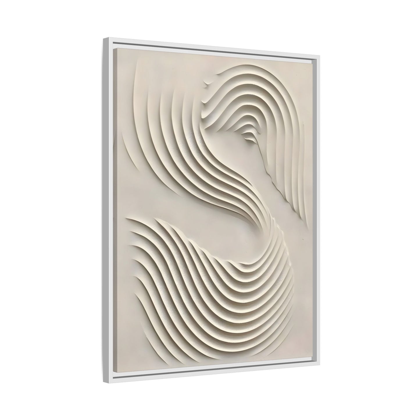 Wabi - Sabi Motion Modern Canvas Print - Minimalist Home Office Artwork - YesArtYes