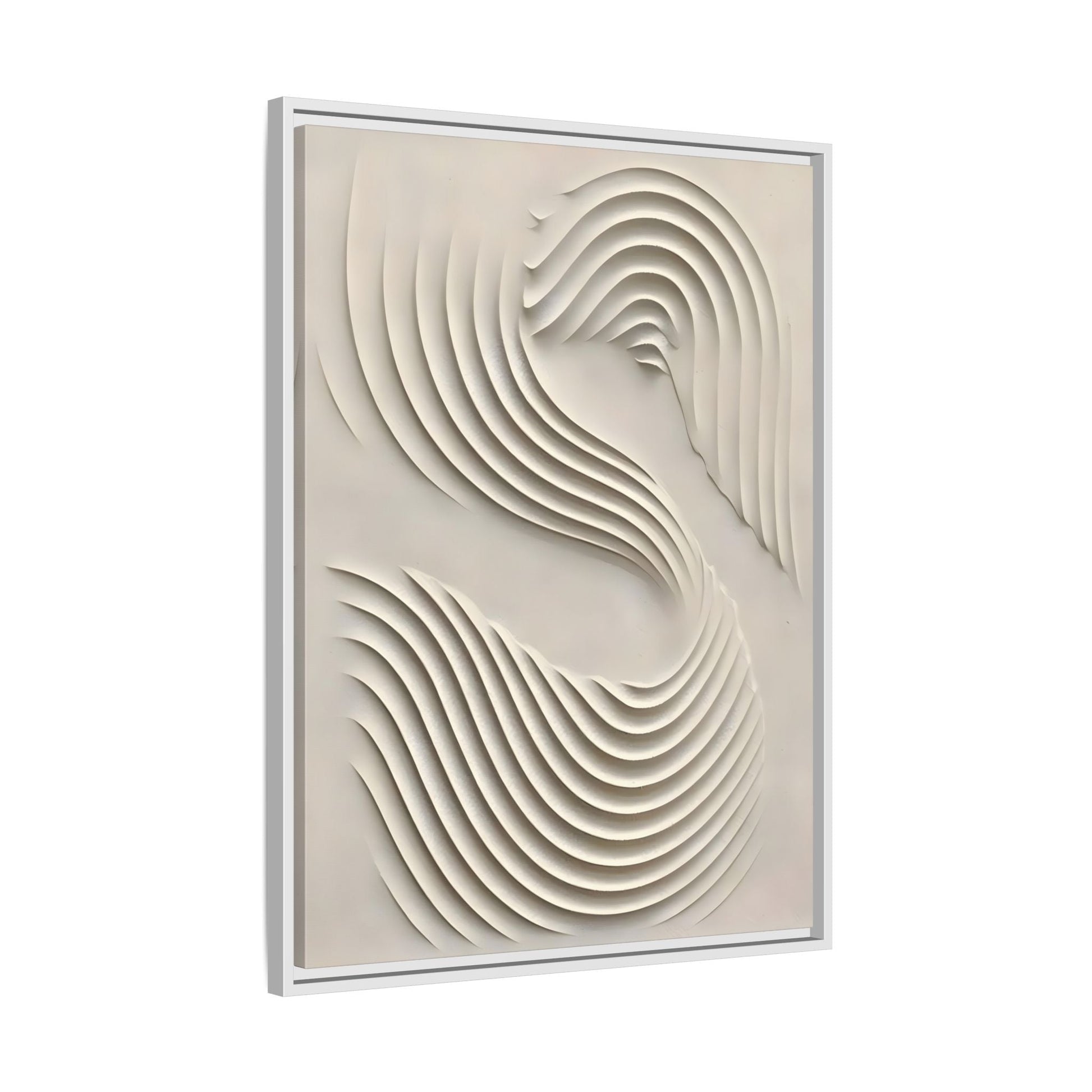 Wabi - Sabi Motion Modern Canvas Print - Minimalist Home Office Artwork - YesArtYes