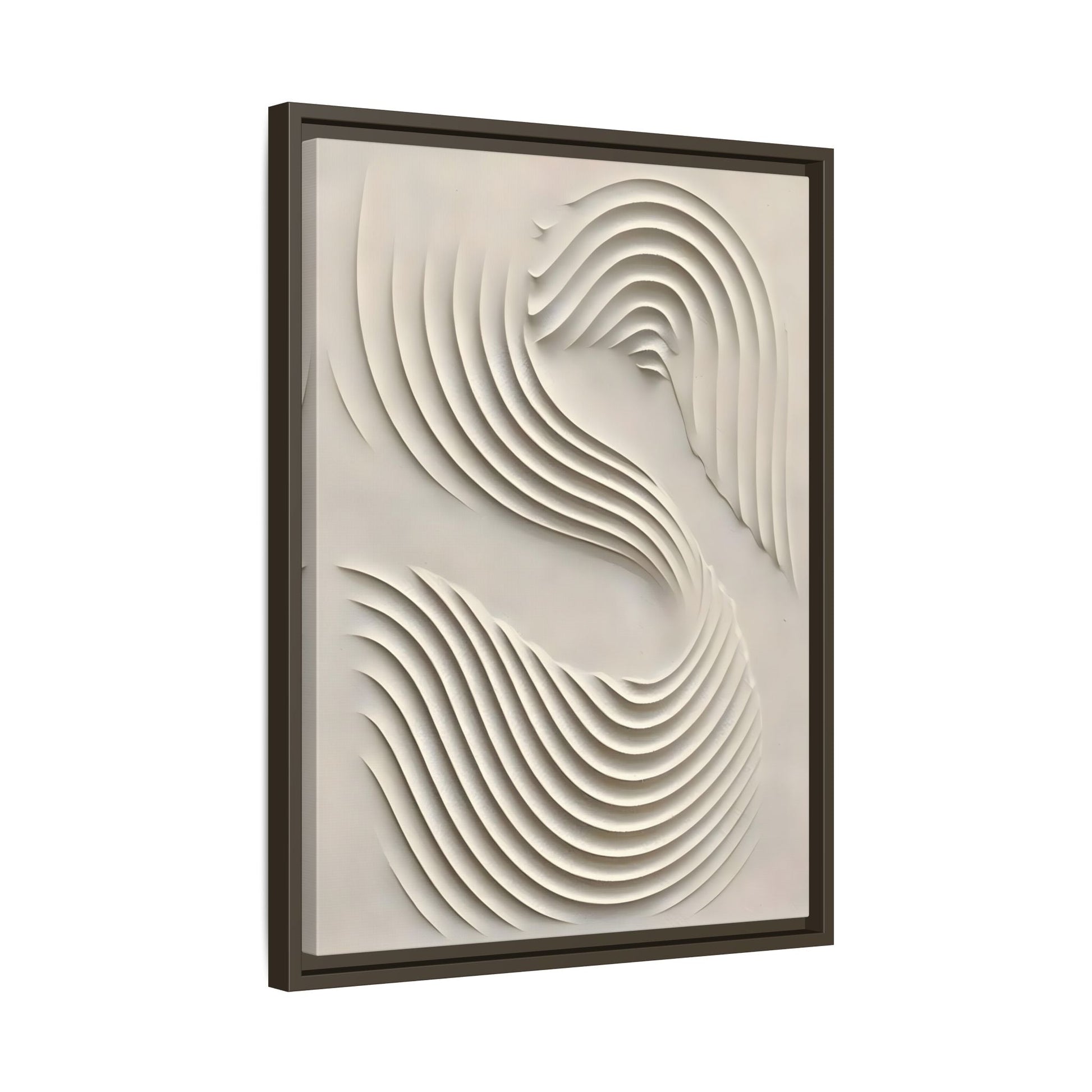 Wabi - Sabi Motion Modern Canvas Print - Minimalist Home Office Artwork - YesArtYes