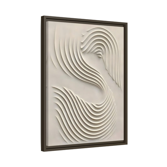 Wabi - Sabi Motion Modern Canvas Print - Minimalist Home Office Artwork - YesArtYes