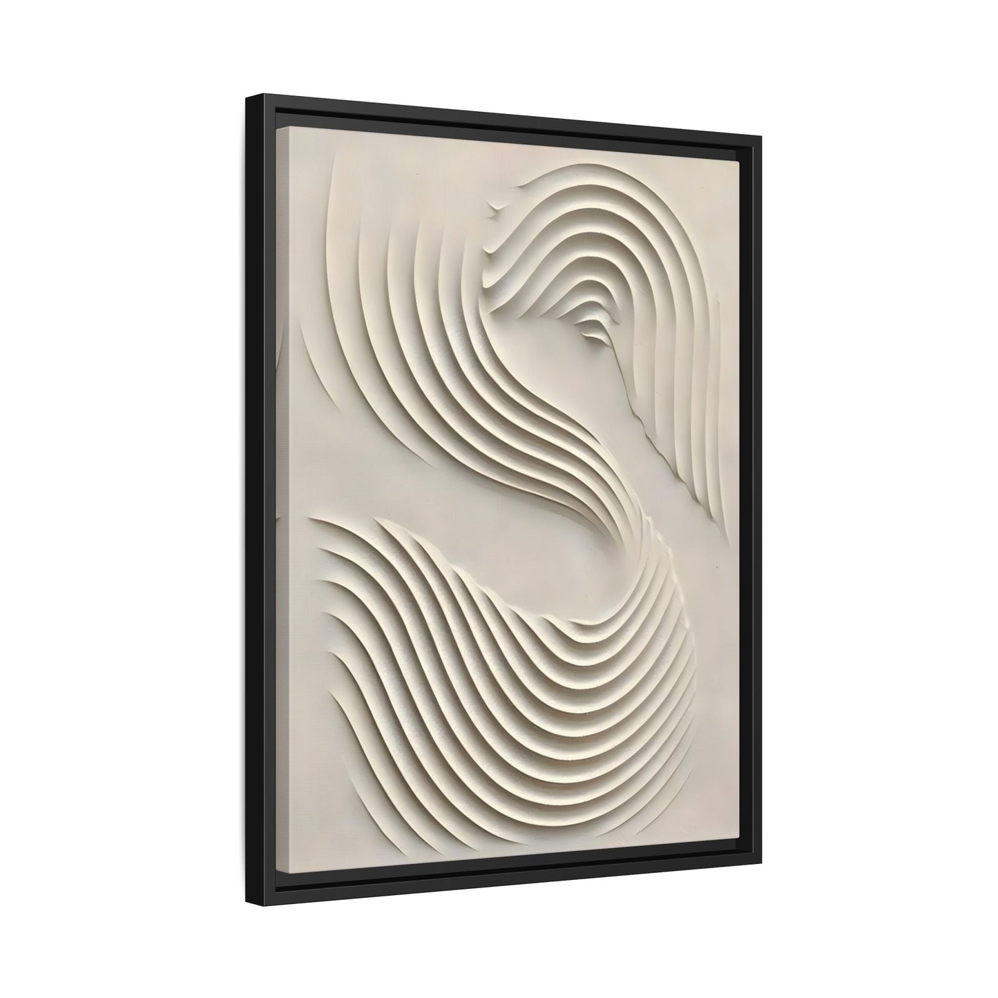 Wabi - Sabi Motion Modern Canvas Print - Minimalist Home Office Artwork - YesArtYes