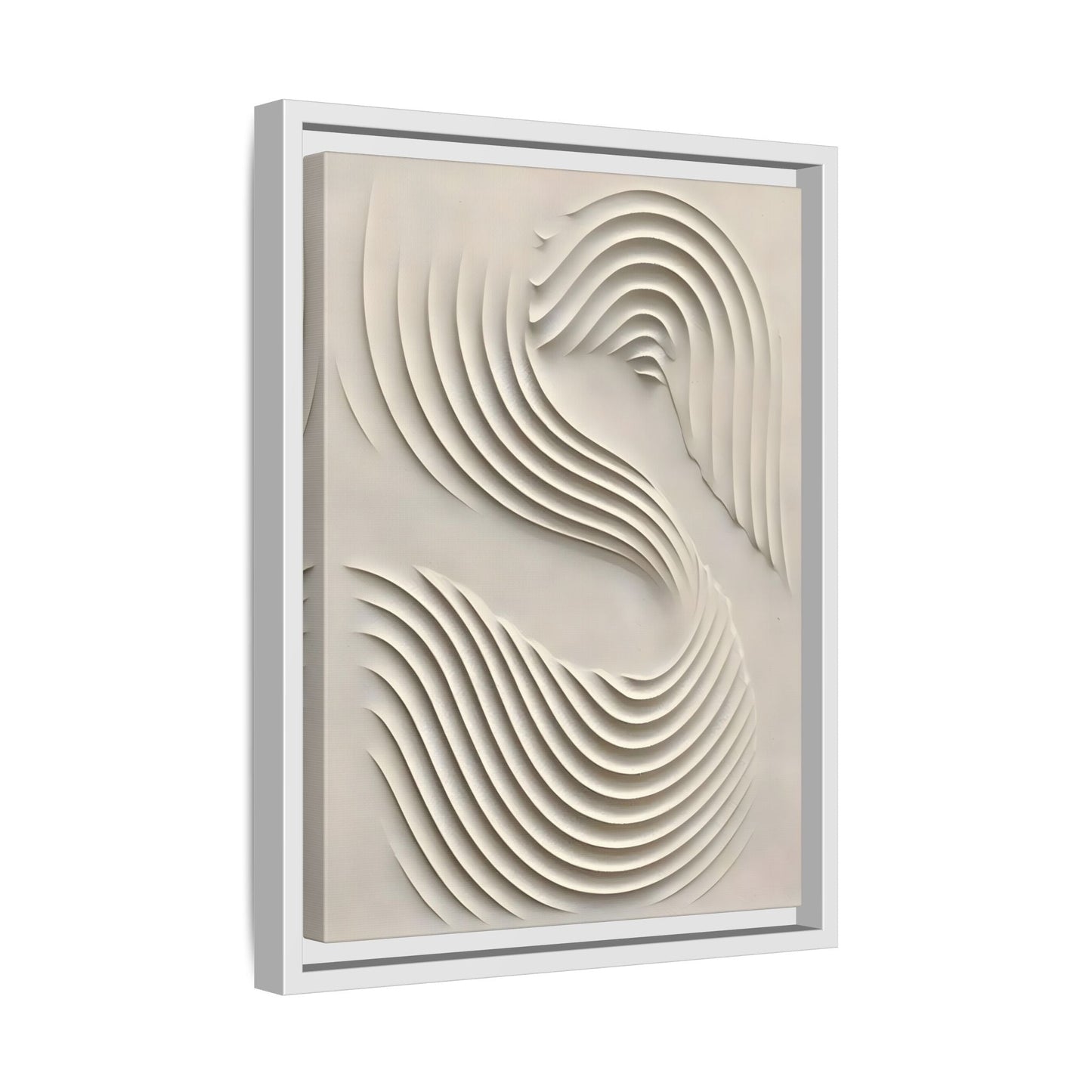 Wabi - Sabi Motion Modern Canvas Print - Minimalist Home Office Artwork - YesArtYes