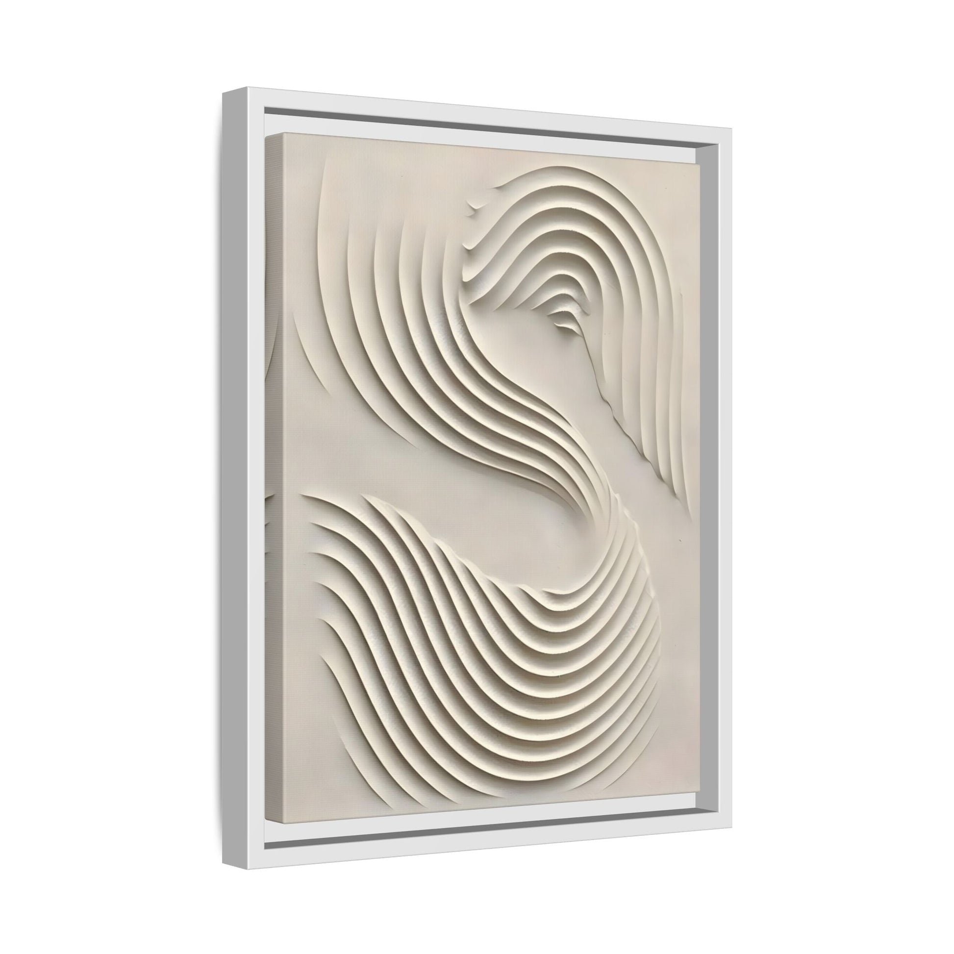 Wabi - Sabi Motion Modern Canvas Print - Minimalist Home Office Artwork - YesArtYes