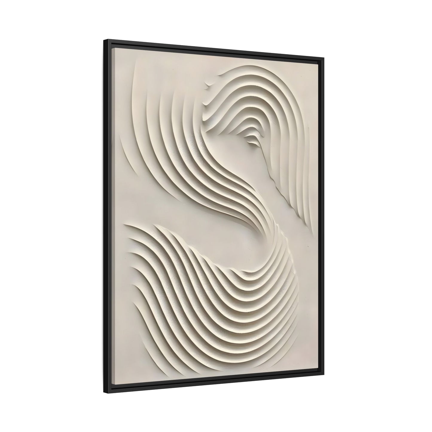 Wabi - Sabi Motion Modern Canvas Print - Minimalist Home Office Artwork - YesArtYes