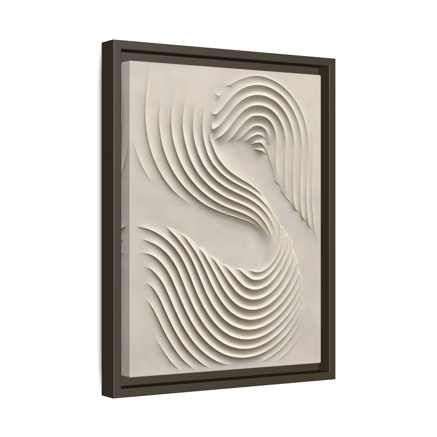 Wabi - Sabi Motion Modern Canvas Print - Minimalist Home Office Artwork - YesArtYes