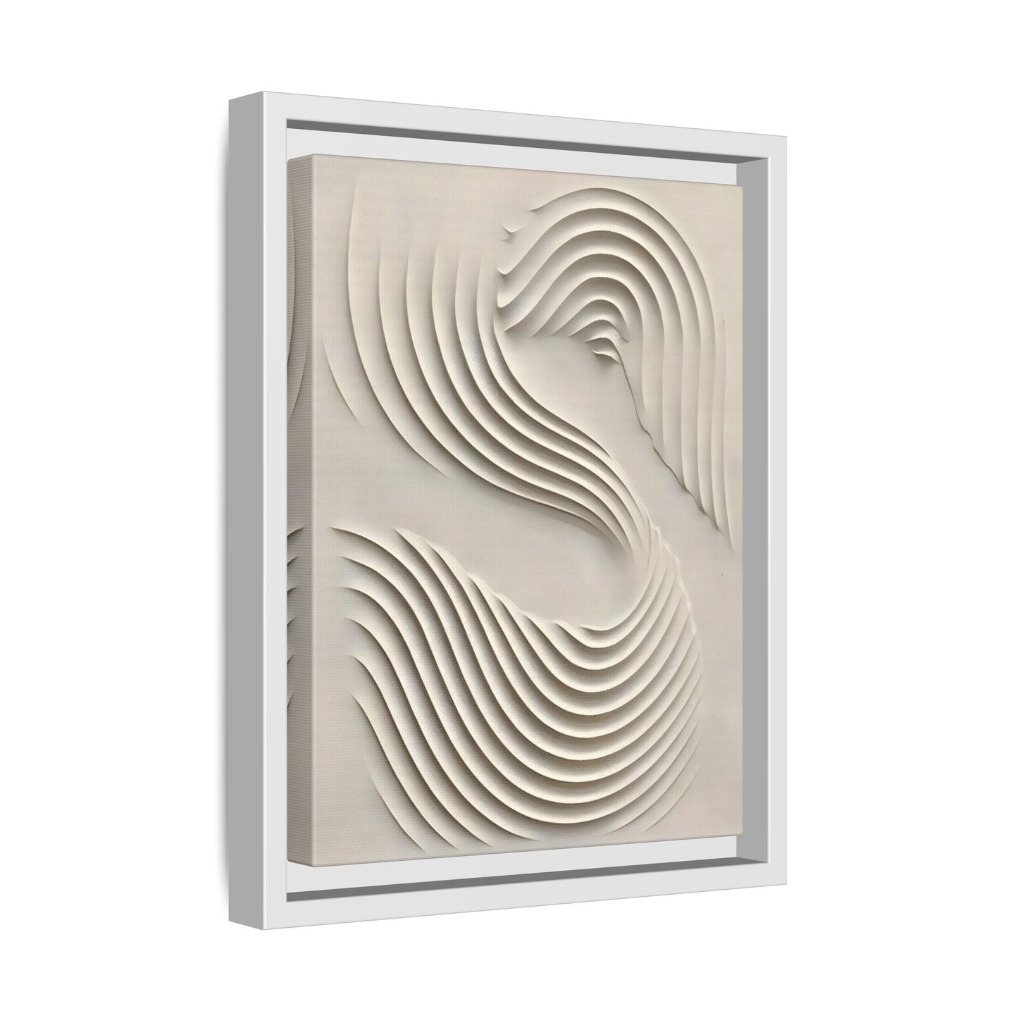 Wabi - Sabi Motion Modern Canvas Print - Minimalist Home Office Artwork - YesArtYes