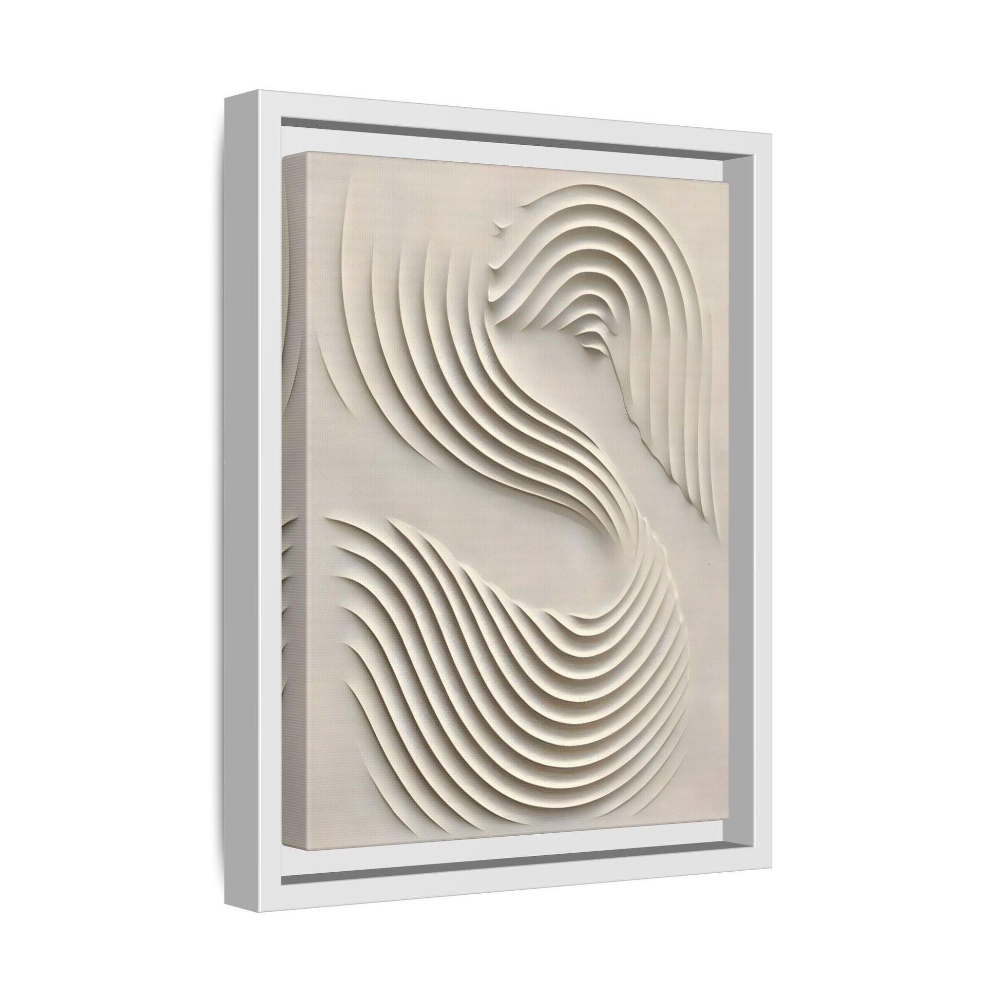 Wabi - Sabi Motion Modern Canvas Print - Minimalist Home Office Artwork - YesArtYes