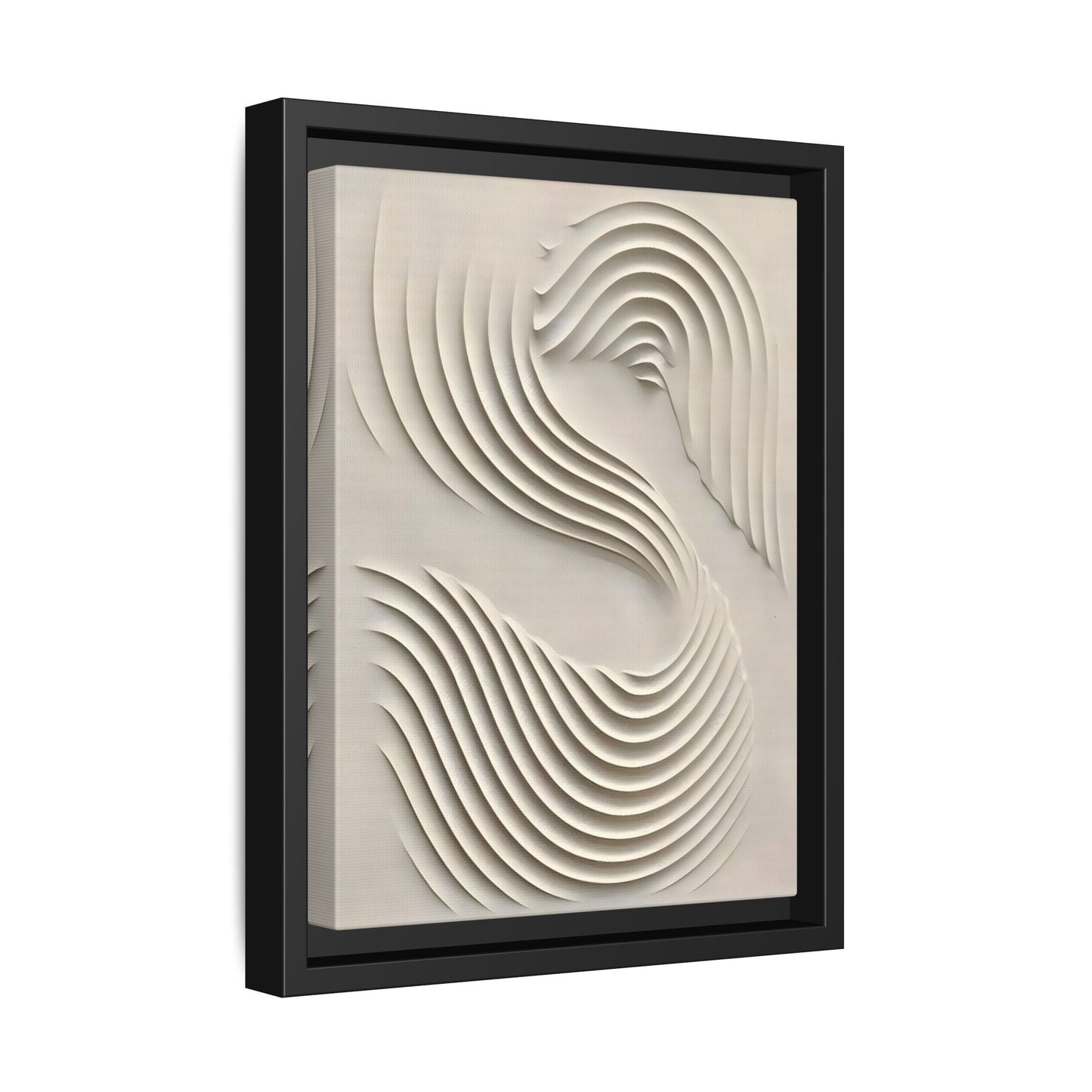 Wabi - Sabi Motion Modern Canvas Print - Minimalist Home Office Artwork - YesArtYes