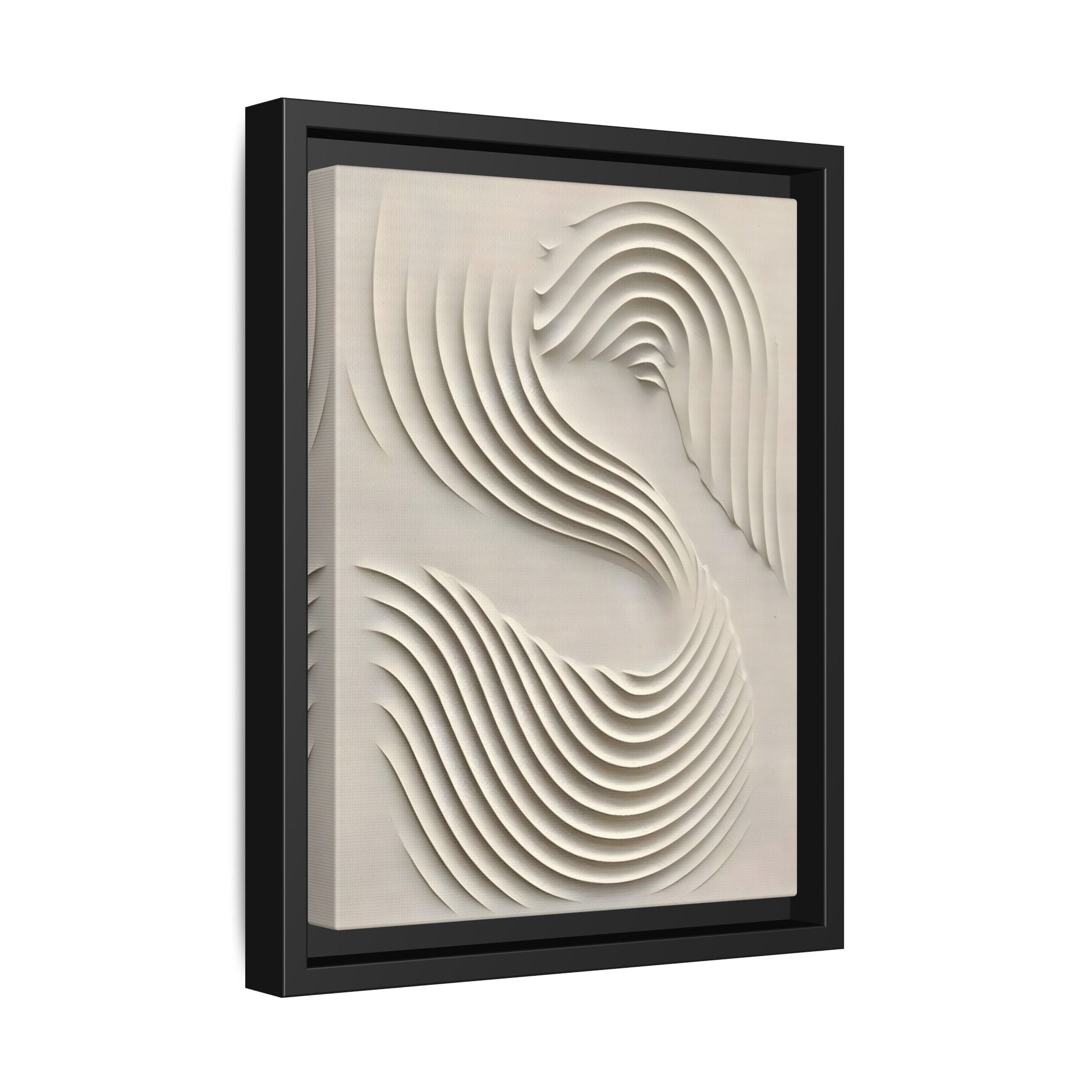 Wabi - Sabi Motion Modern Canvas Print - Minimalist Home Office Artwork - YesArtYes
