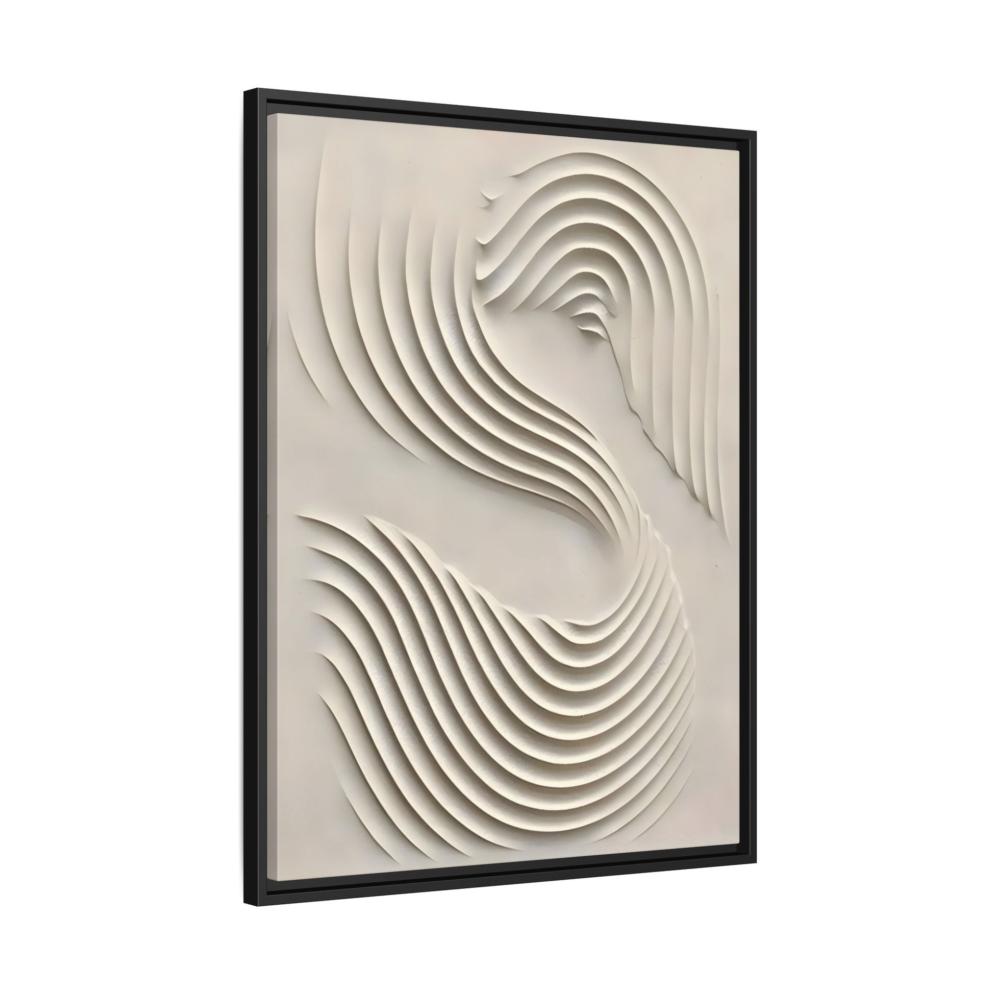 Wabi - Sabi Motion Modern Canvas Print - Minimalist Home Office Artwork - YesArtYes