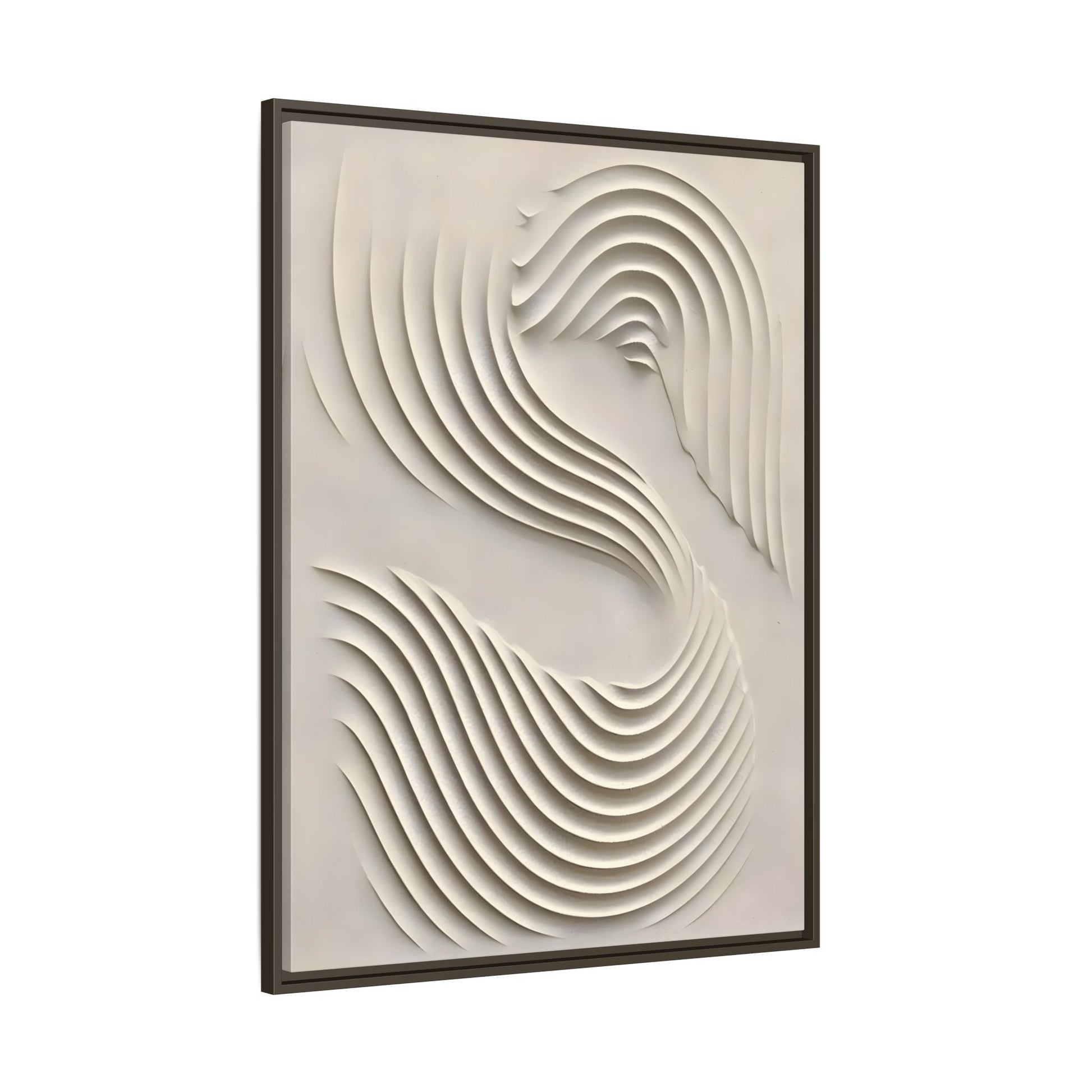 Wabi - Sabi Motion Modern Canvas Print - Minimalist Home Office Artwork - YesArtYes