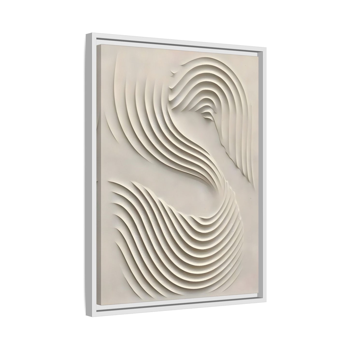 Wabi - Sabi Motion Modern Canvas Print - Minimalist Home Office Artwork - YesArtYes