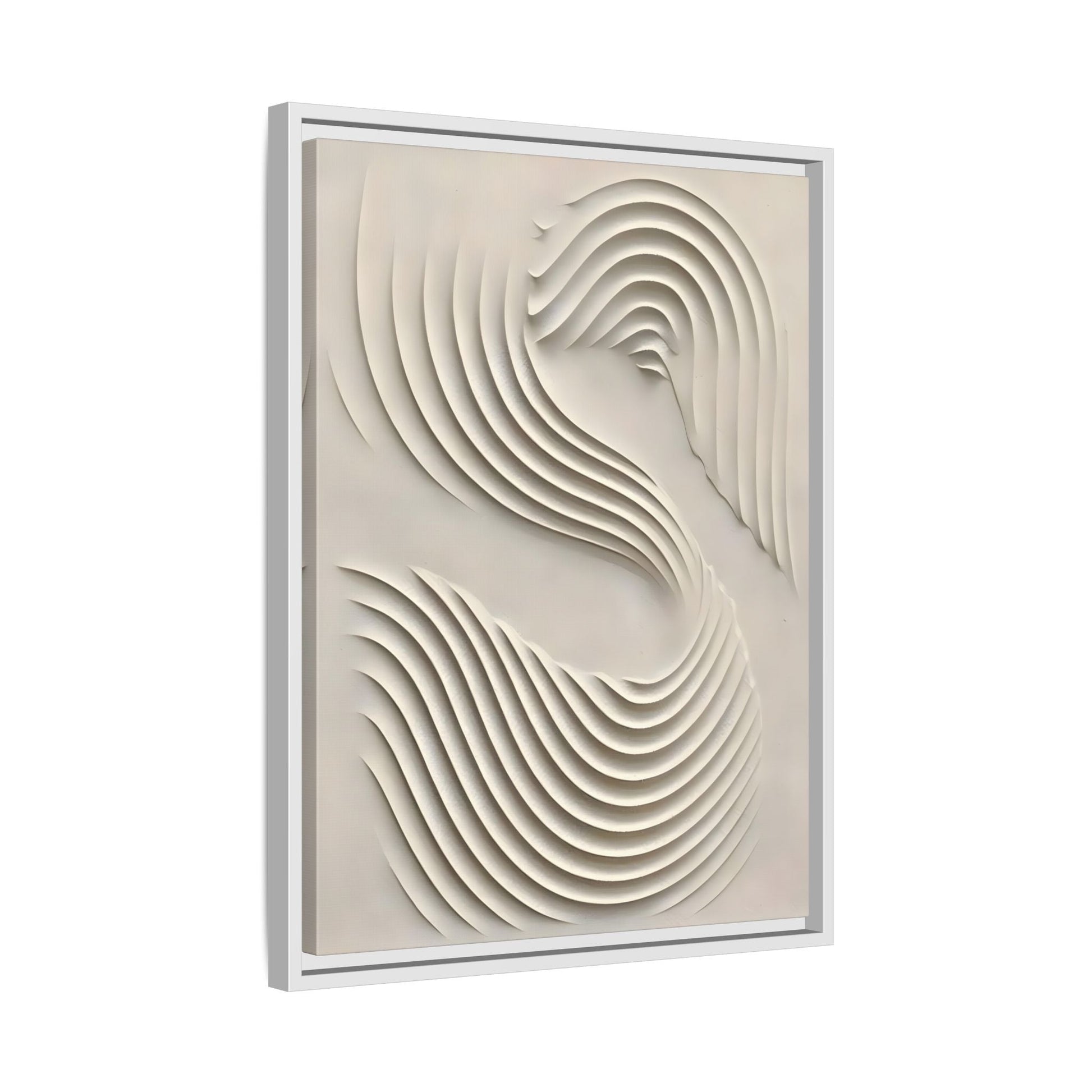 Wabi - Sabi Motion Modern Canvas Print - Minimalist Home Office Artwork - YesArtYes