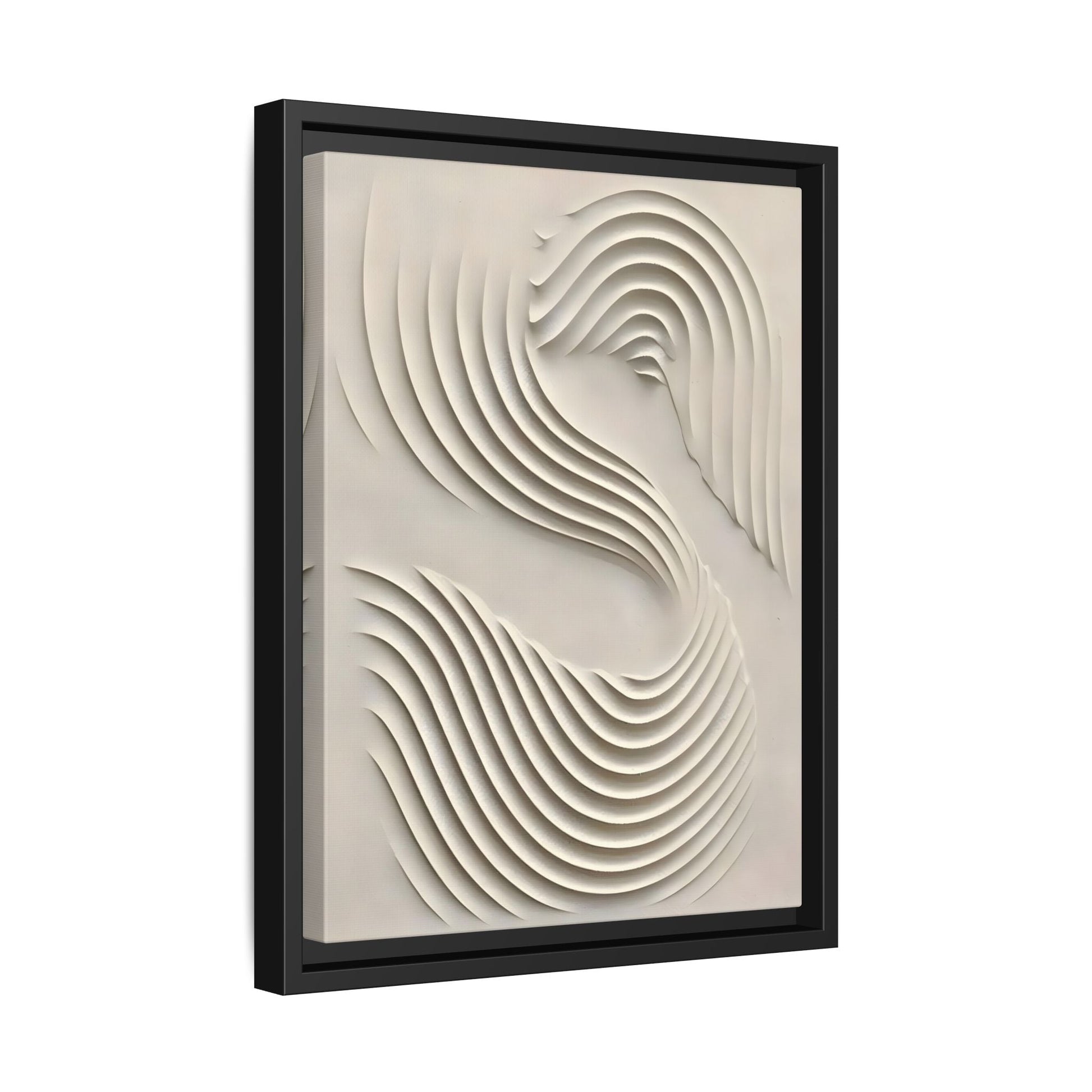 Wabi - Sabi Motion Modern Canvas Print - Minimalist Home Office Artwork - YesArtYes