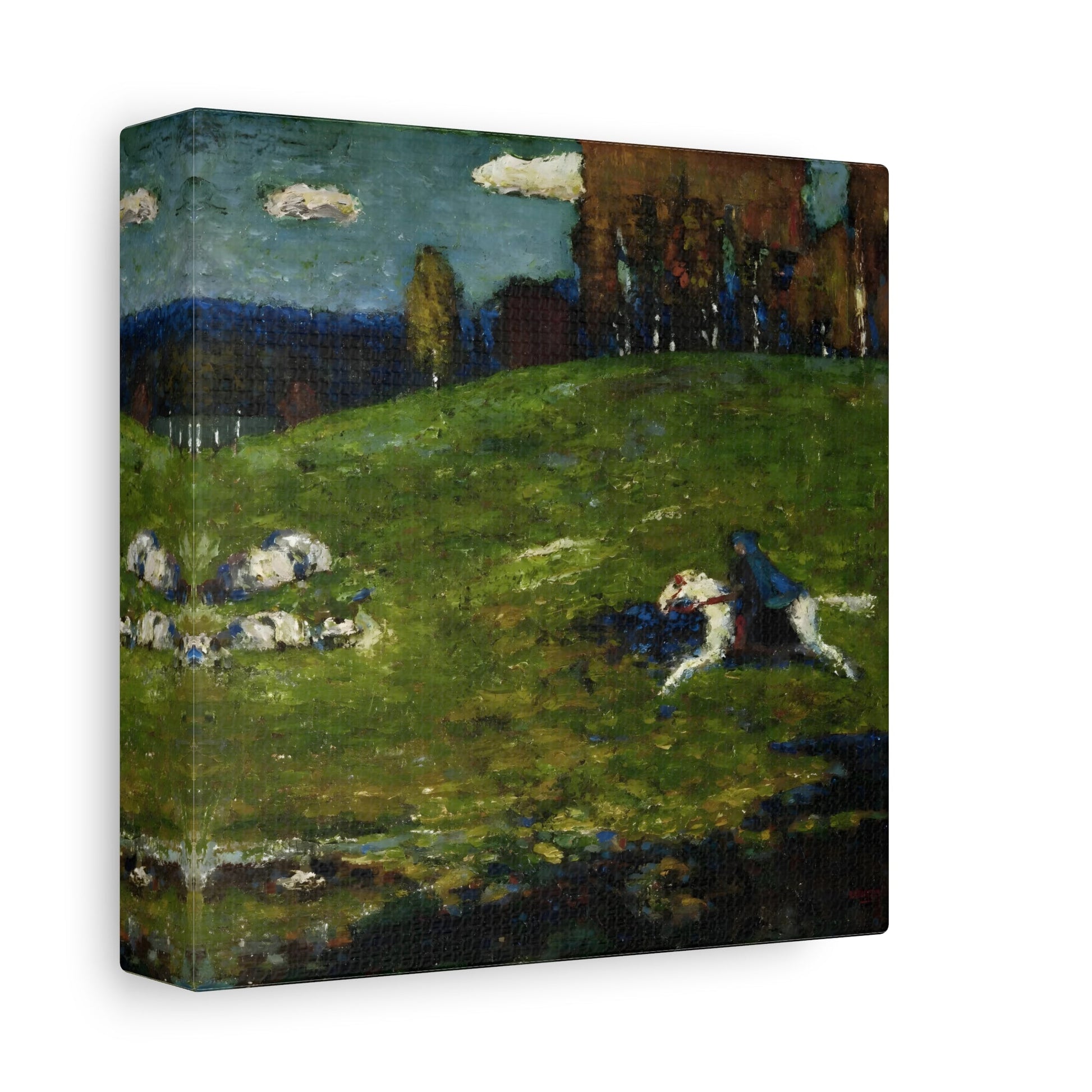 Wassily Kandinsky Blue Rider - Square Canvas Wall Art Print