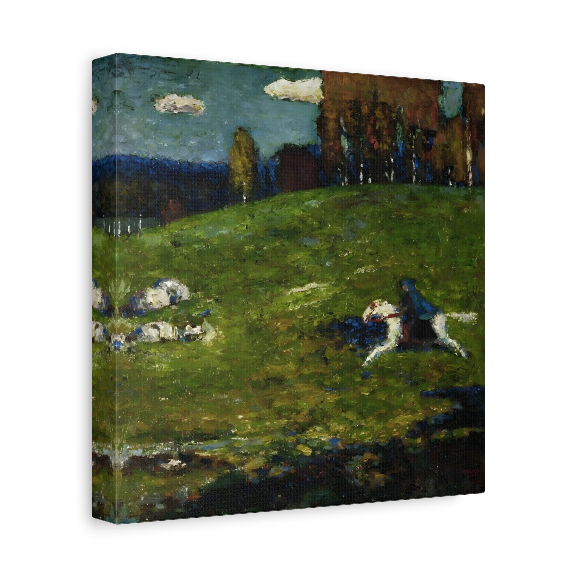 Wassily Kandinsky Blue Rider - Square Canvas Wall Art Print