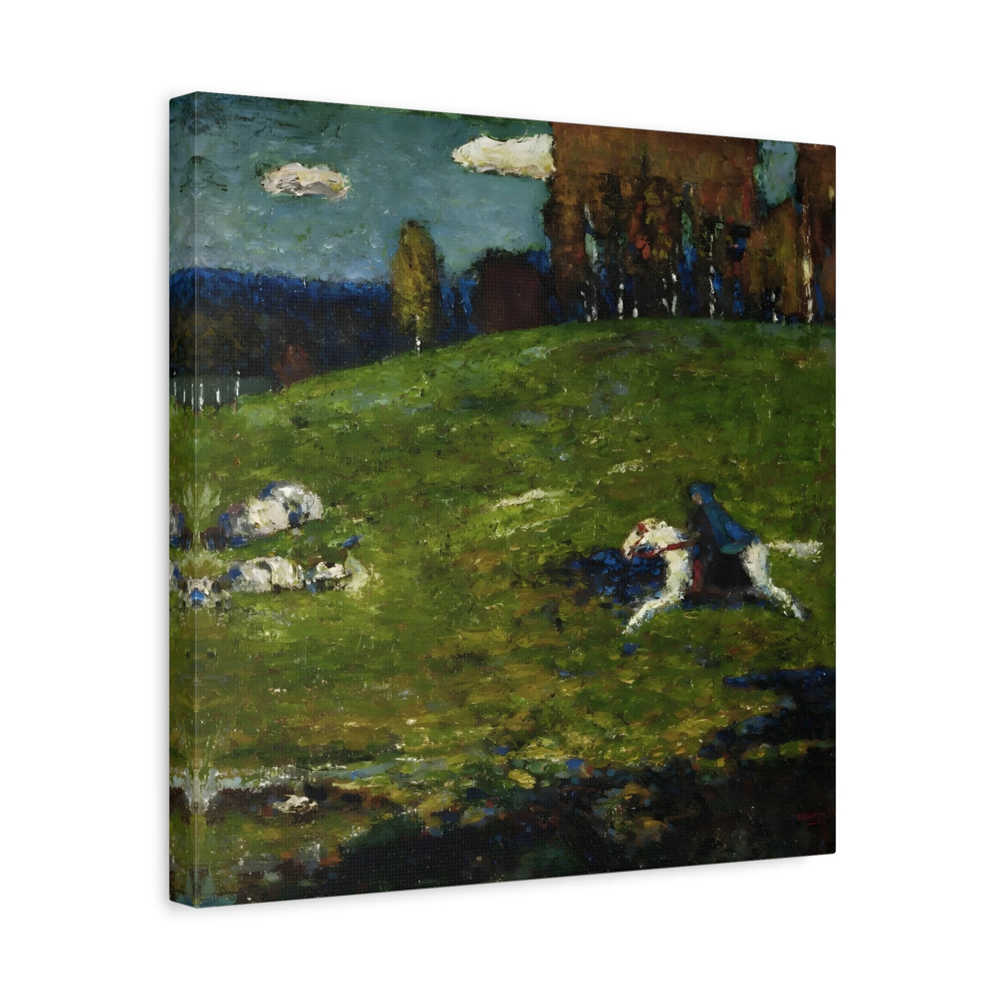 Wassily Kandinsky Blue Rider - Square Canvas Wall Art Print