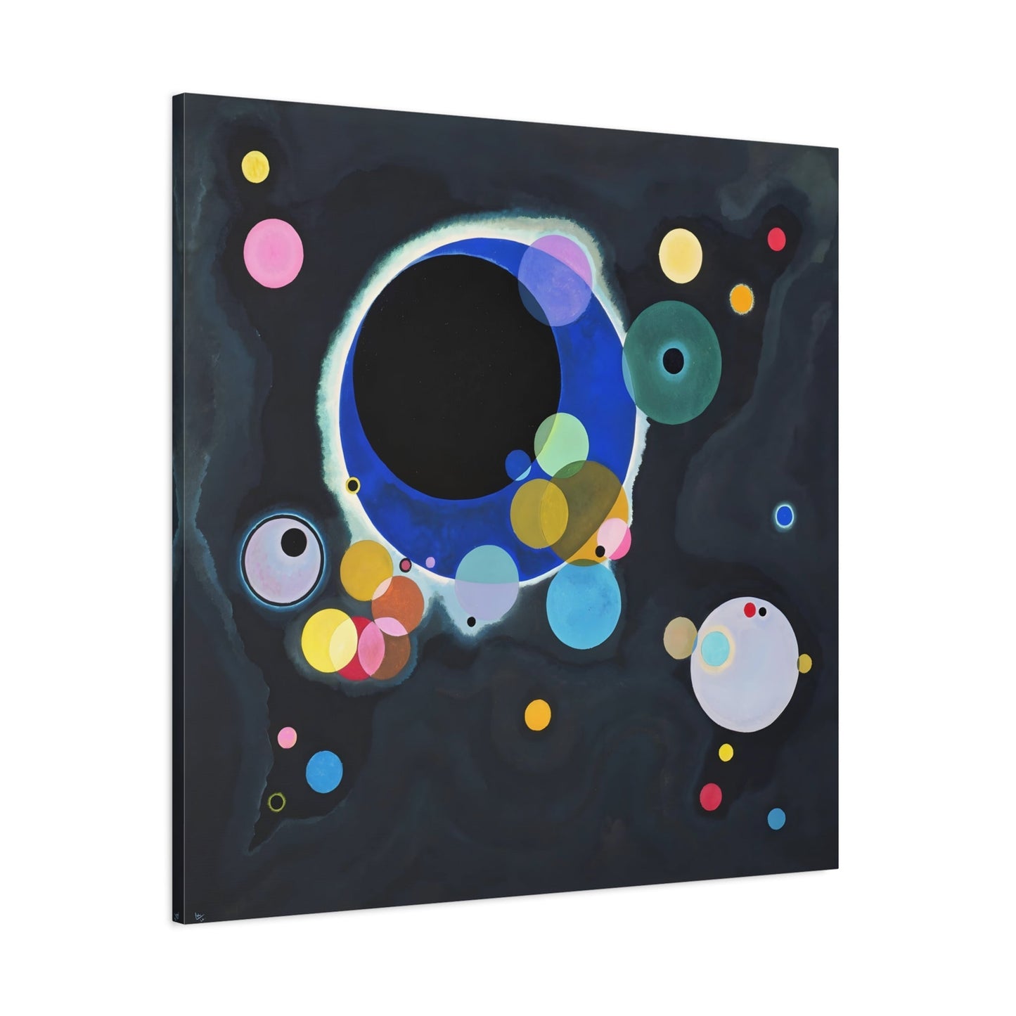 Wassily Kandinsky Several Circles - Canvas Wall Art Print Reproduction