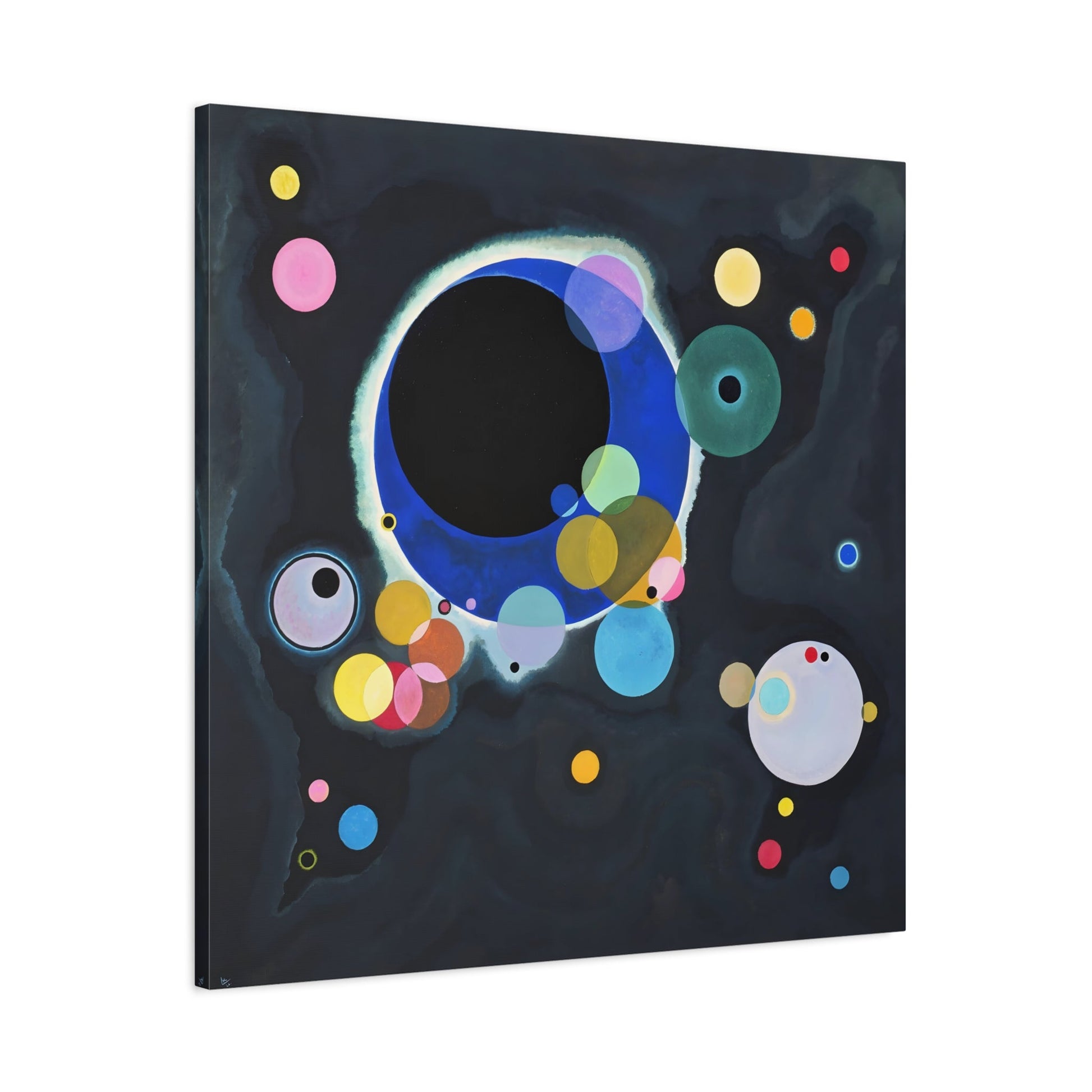 Wassily Kandinsky Several Circles - Canvas Wall Art Print Reproduction