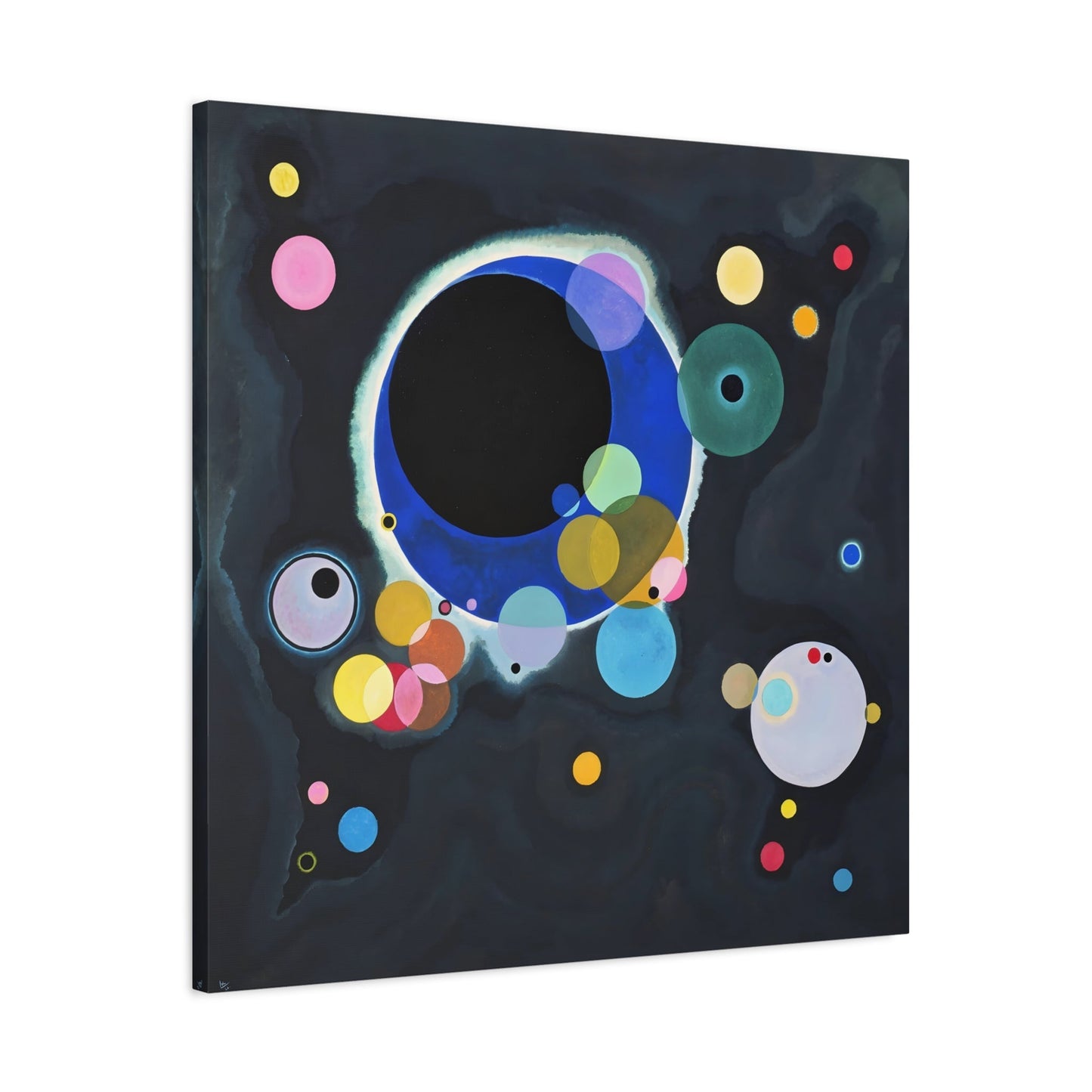 Wassily Kandinsky Several Circles - Canvas Wall Art Print Reproduction