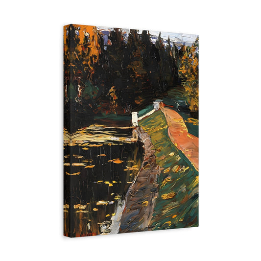 Wassily Kandinsky Sluice - Abstract Canvas Wall Art Print Reprodcution