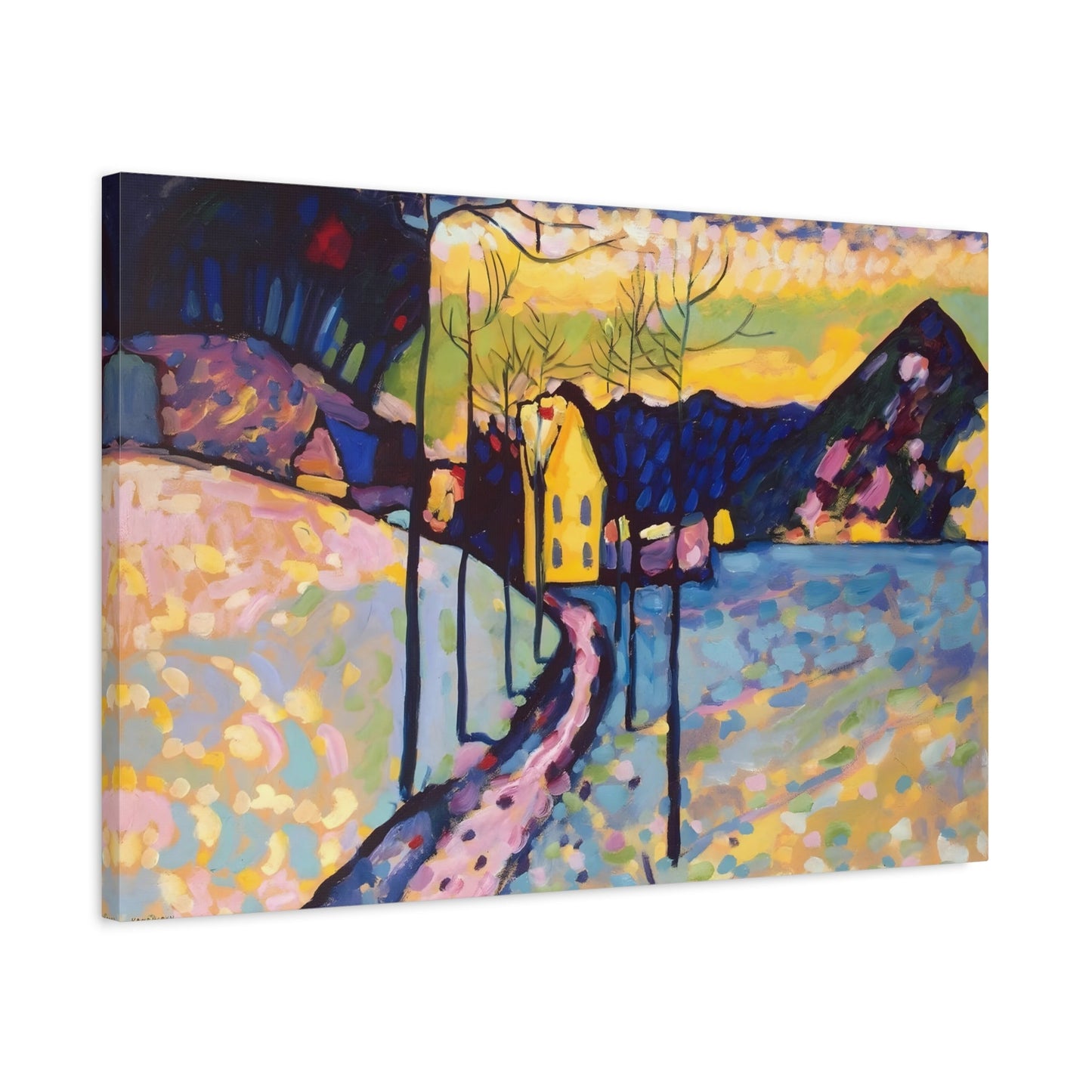 Wassily Kandinsky Winter Landscape - Canvas Wall Art Reproduction