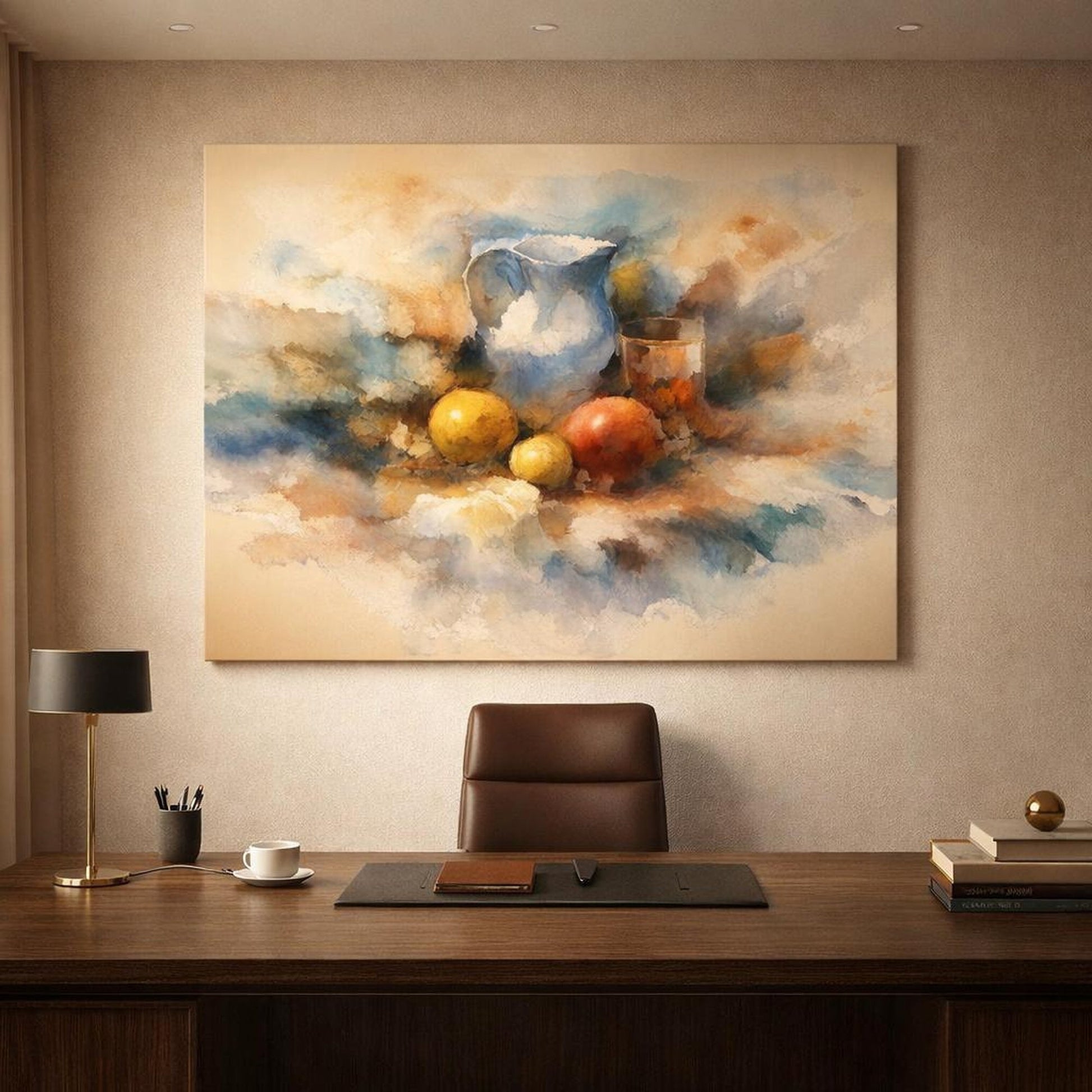 Watercolor Still Life Nature - Canvas Wall Art Print - YesArtYes