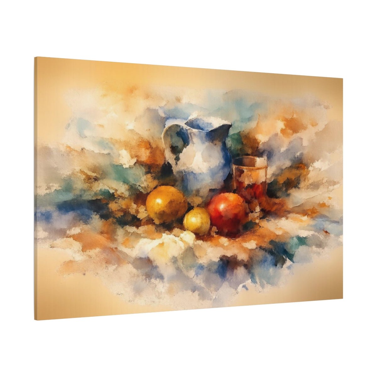 Watercolor Still Life Nature - Canvas Wall Art Print - YesArtYes