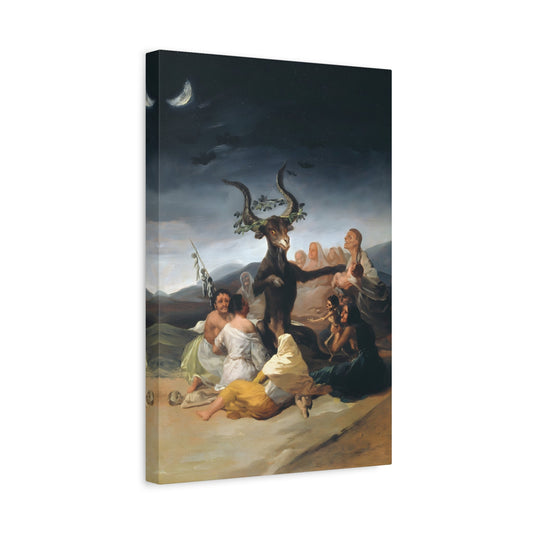 Witches Of Sabbath Francisco Goya Canvas Wall Art Print - YesArtYes