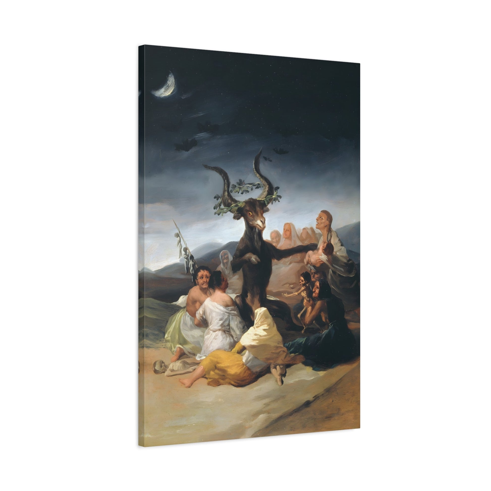 Witches Of Sabbath Francisco Goya Canvas Wall Art Print - YesArtYes
