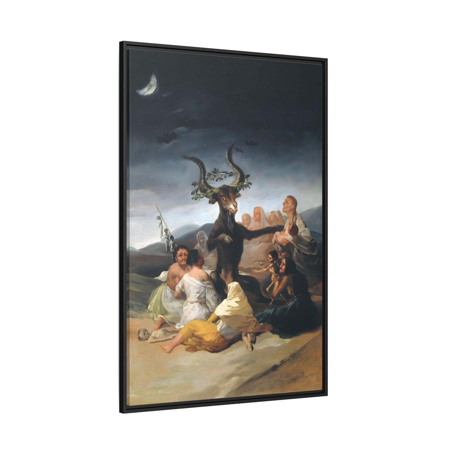 Witches Of Sabbath Goya Framed Large Canvas Wall Art Prints - YesArtYes