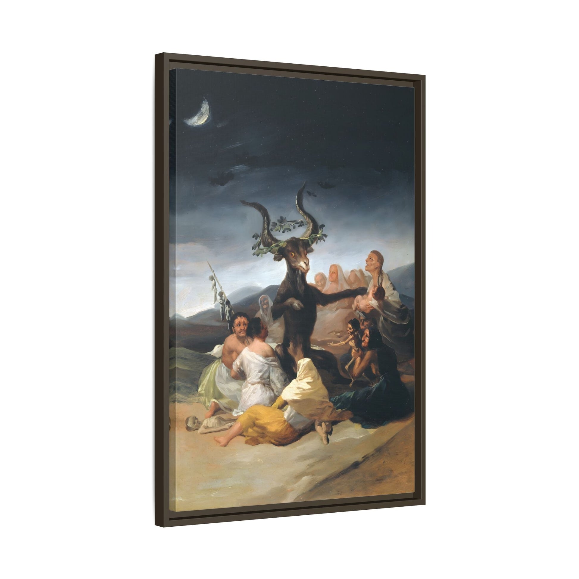 Witches Of Sabbath Goya Framed Large Canvas Wall Art Prints - YesArtYes
