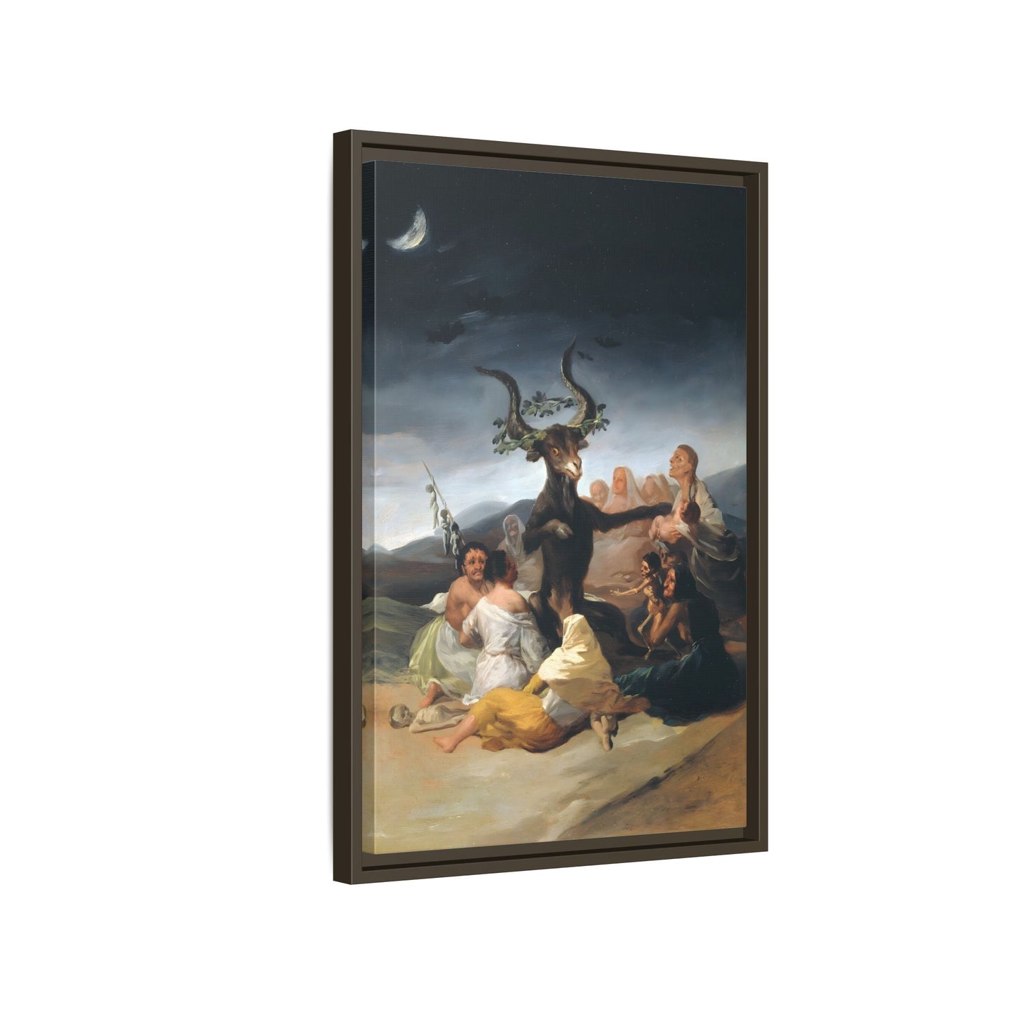 Witches Of Sabbath Goya Framed Large Canvas Wall Art Prints - YesArtYes