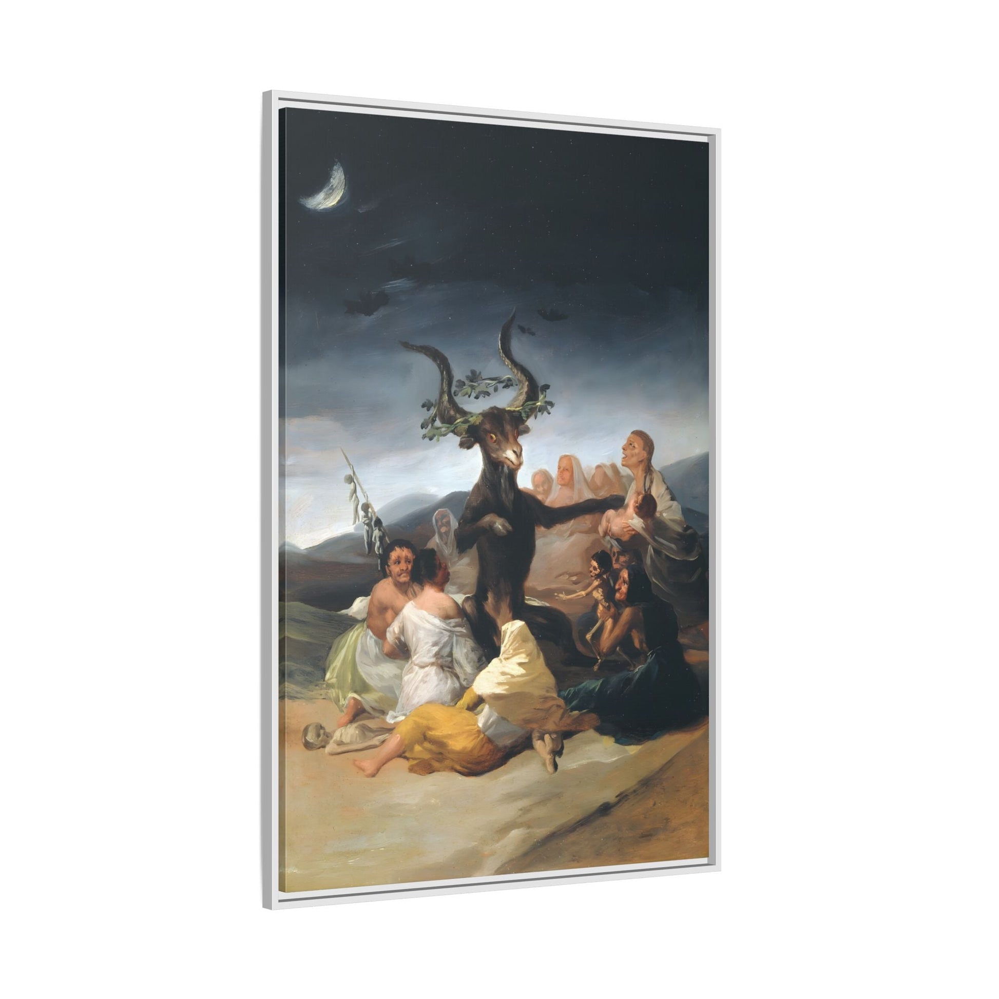 Witches Of Sabbath Goya Framed Large Canvas Wall Art Prints - YesArtYes