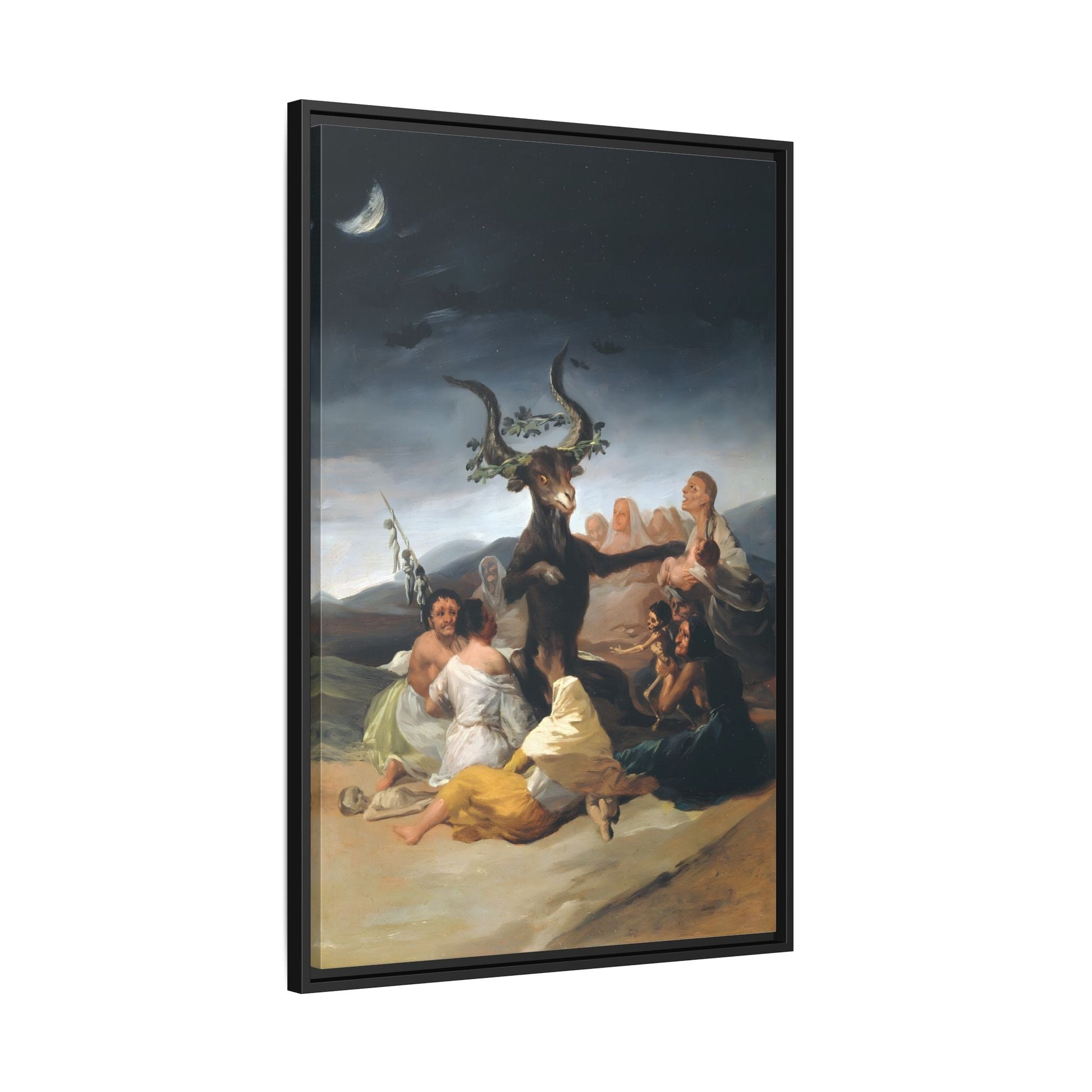 Witches Of Sabbath Goya Framed Large Canvas Wall Art Prints - YesArtYes
