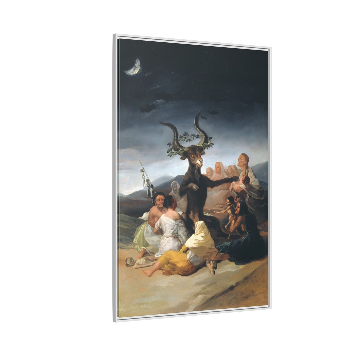 Witches Of Sabbath Goya Framed Large Canvas Wall Art Prints - YesArtYes