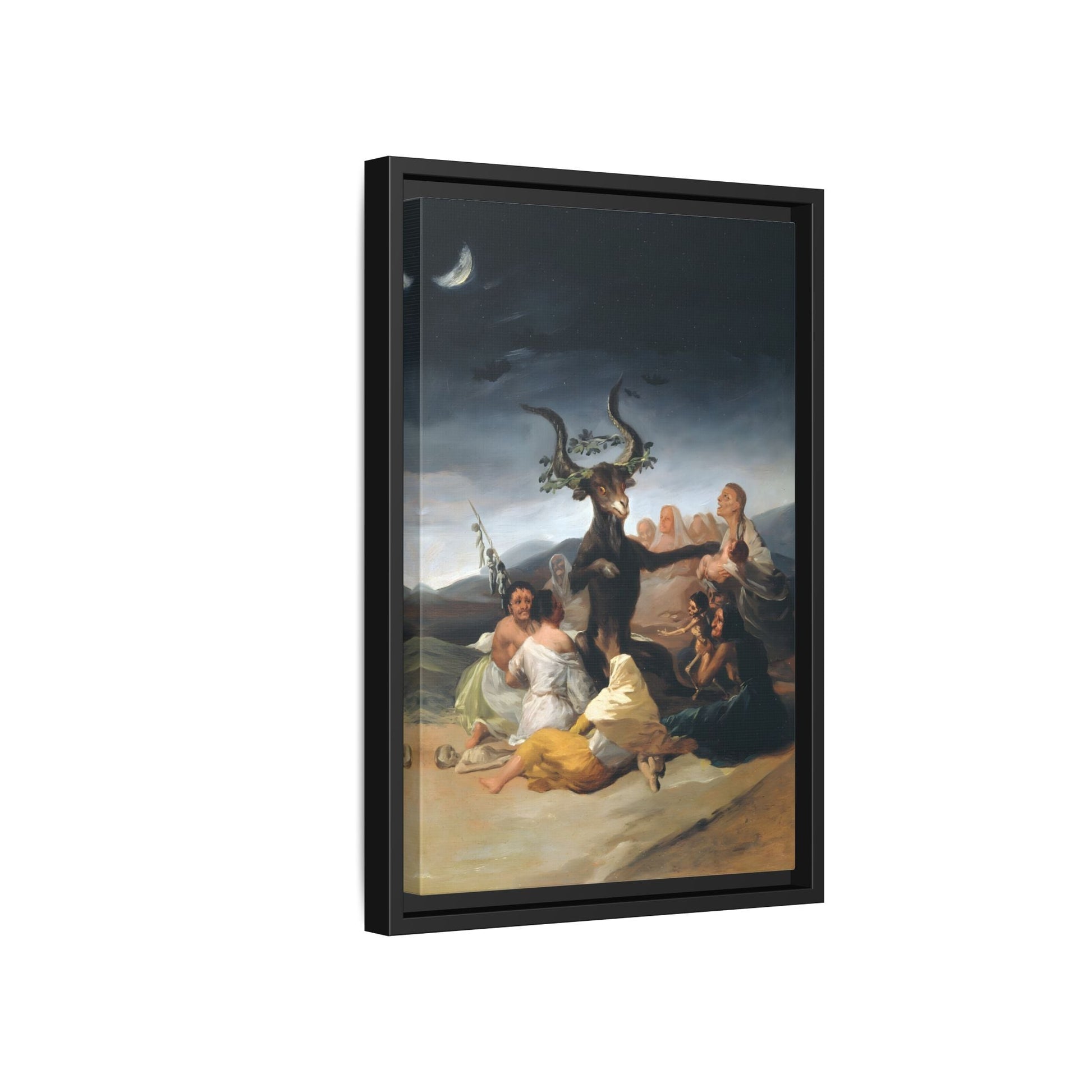 Witches Of Sabbath Goya Framed Large Canvas Wall Art Prints - YesArtYes