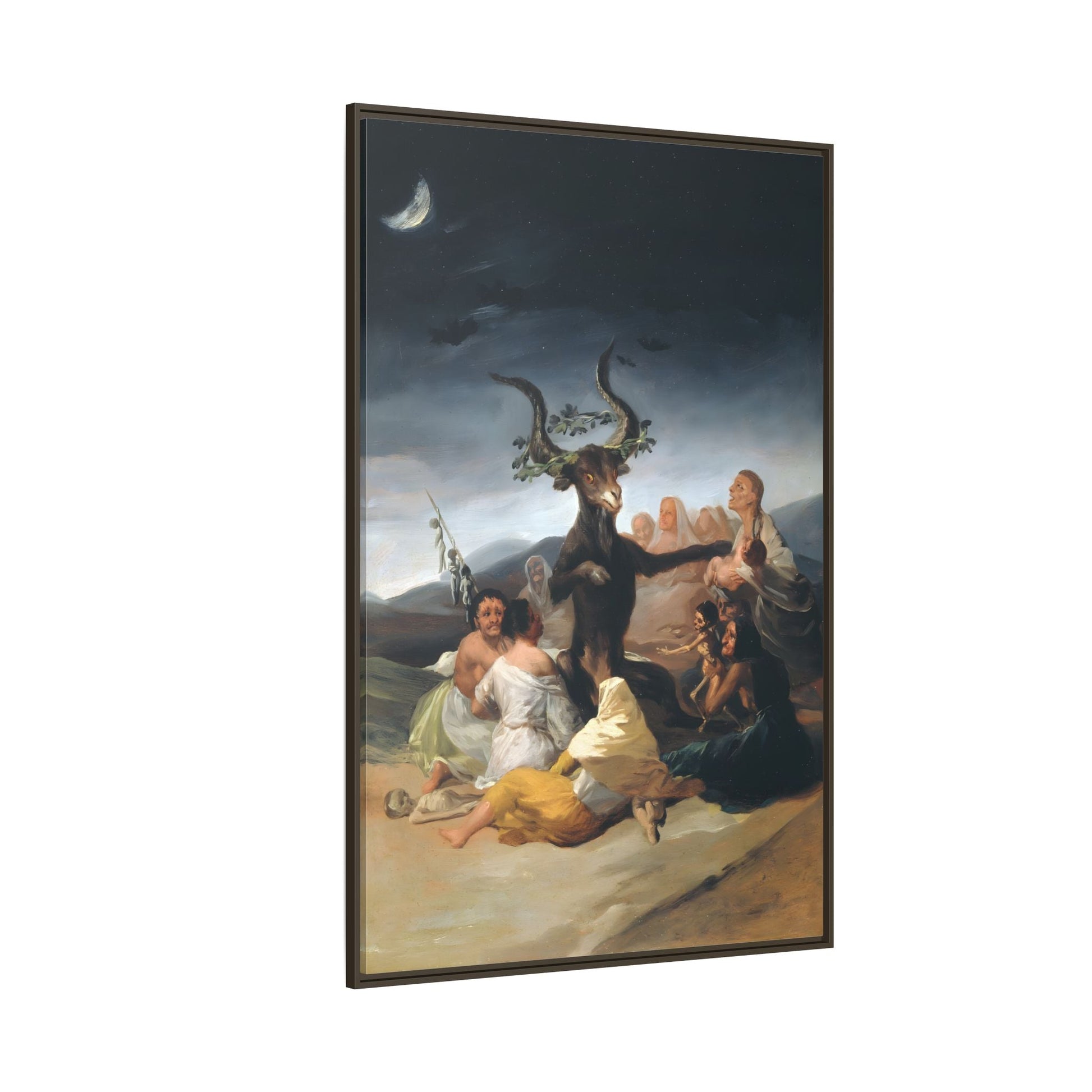 Witches Of Sabbath Goya Framed Large Canvas Wall Art Prints - YesArtYes