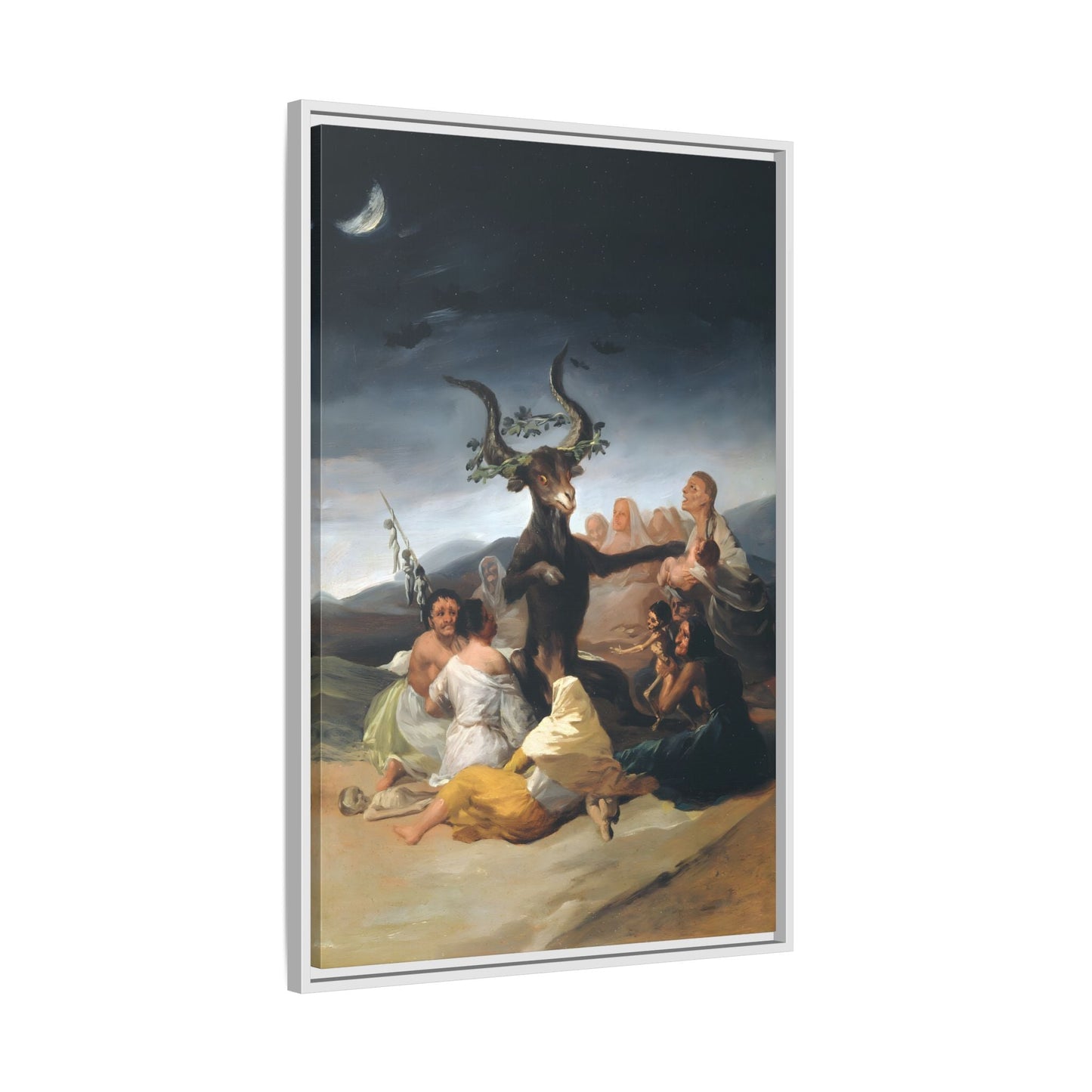 Witches Of Sabbath Goya Framed Large Canvas Wall Art Prints - YesArtYes