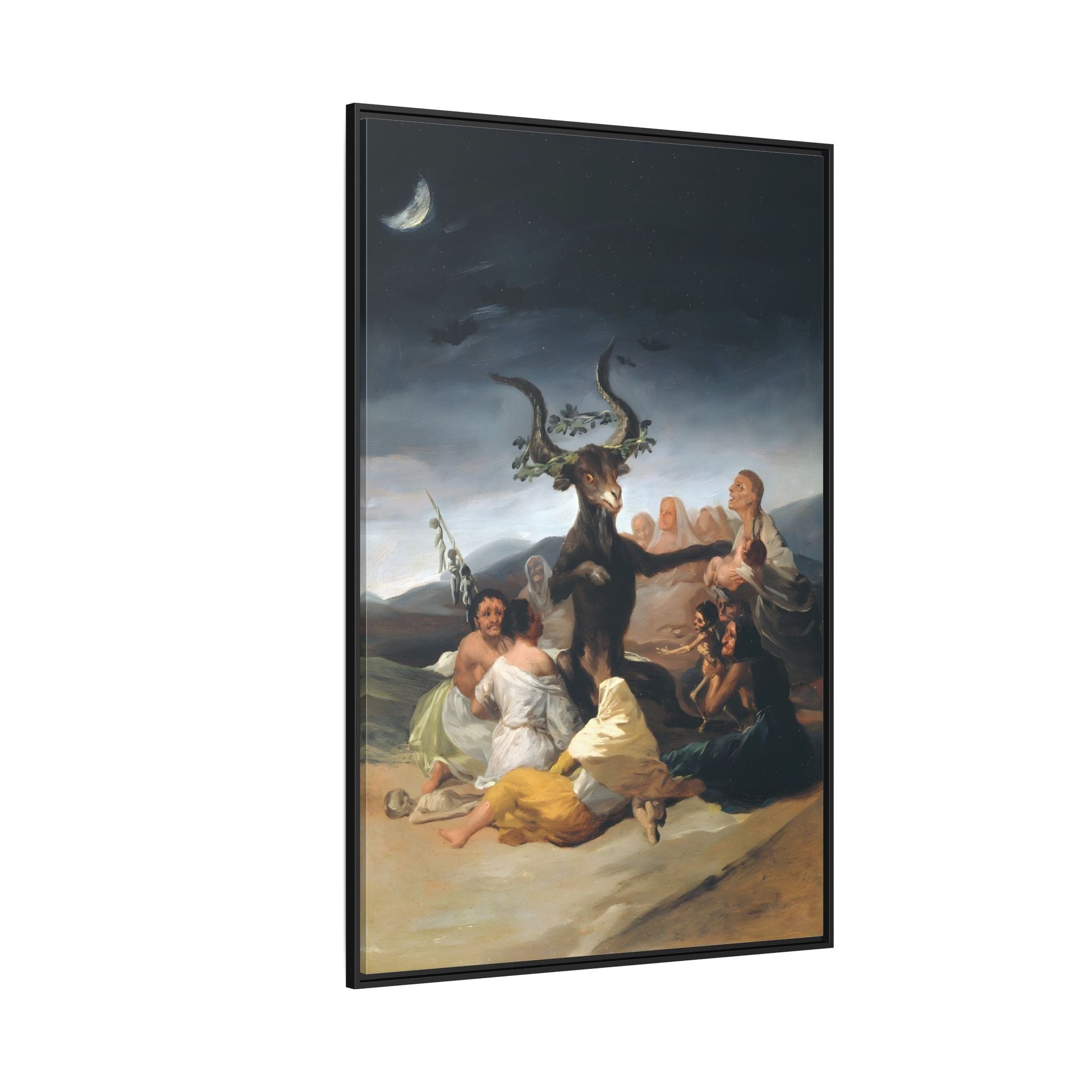 Witches Of Sabbath Goya Framed Large Canvas Wall Art Prints - YesArtYes